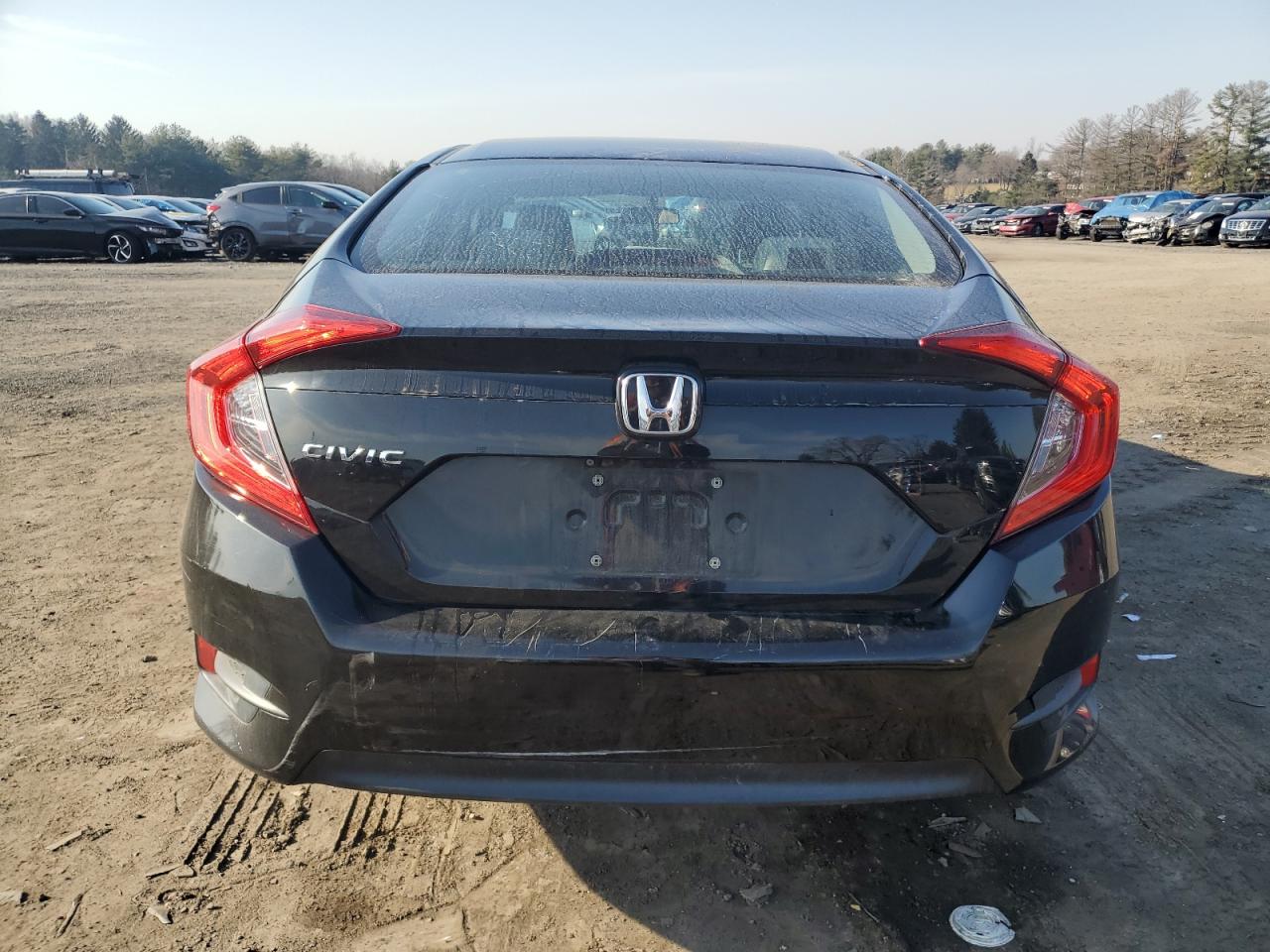 2016 Honda Civic Lx Black vin: 19XFC2F51GE053131