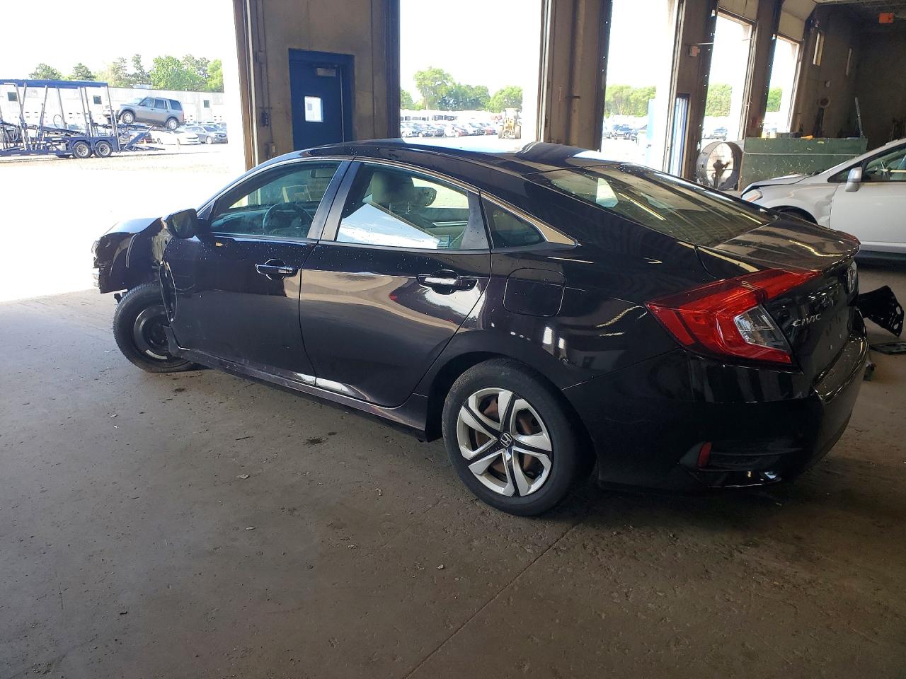 2016 Honda Civic Lx Black vin: 19XFC2F51GE065232