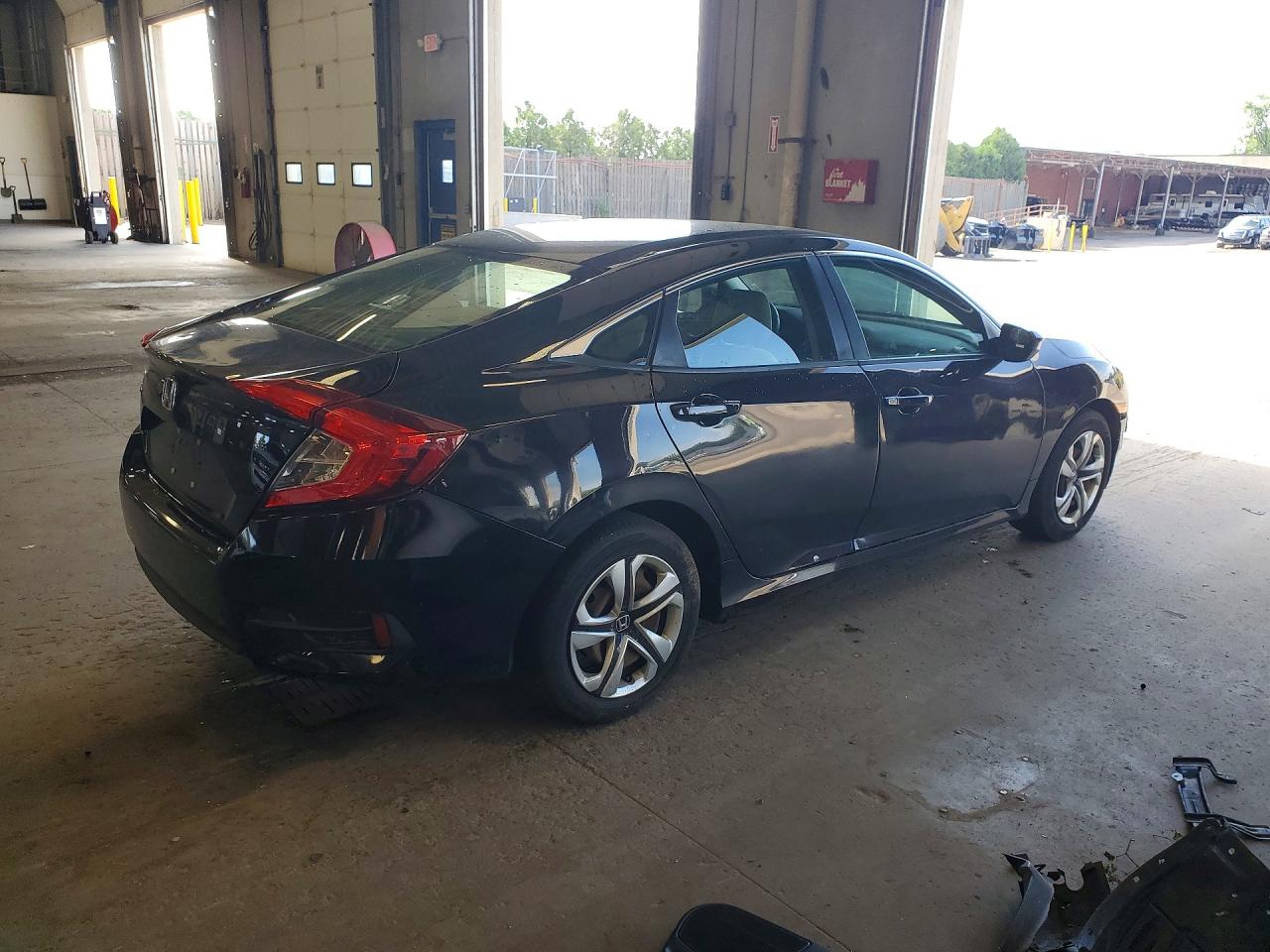2016 Honda Civic Lx Black vin: 19XFC2F51GE065232