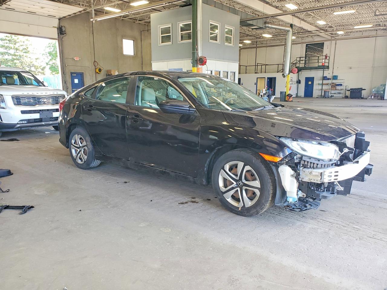 2016 Honda Civic Lx Black vin: 19XFC2F51GE065232