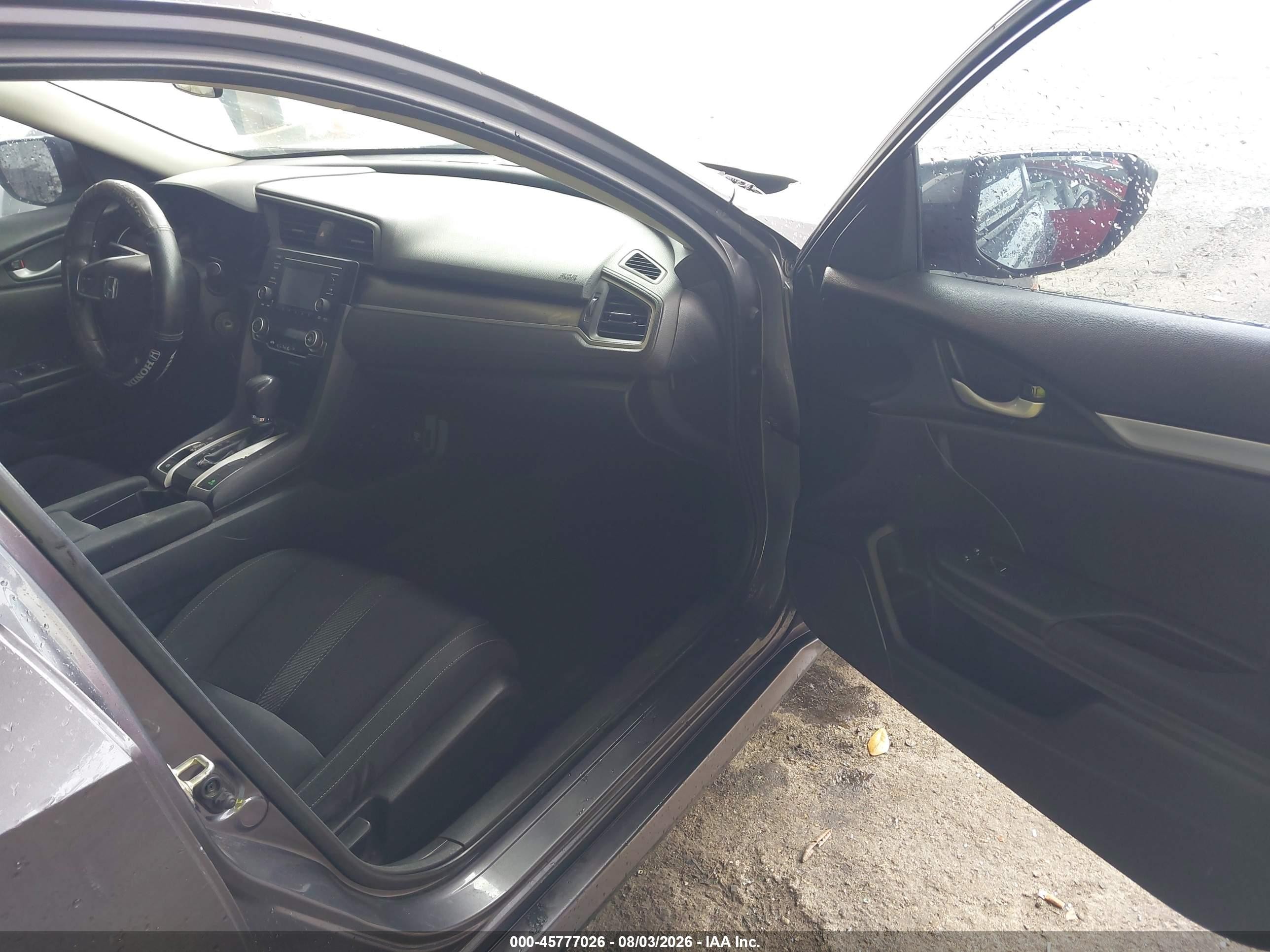 2016 Honda Civic Lx Gray vin: 19XFC2F51GE076277