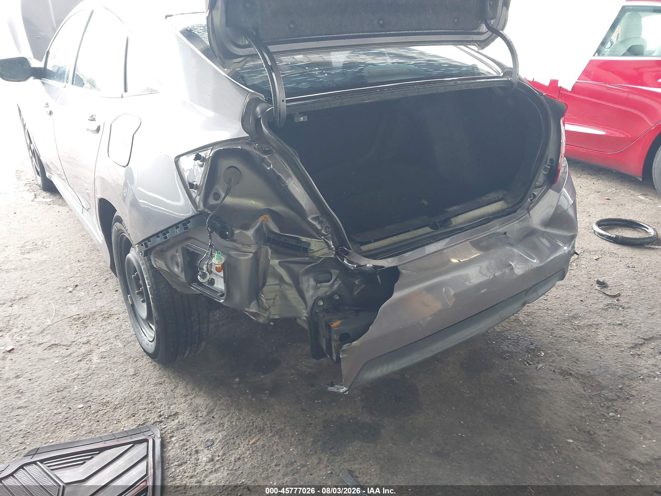 2016 Honda Civic Lx Gray vin: 19XFC2F51GE076277