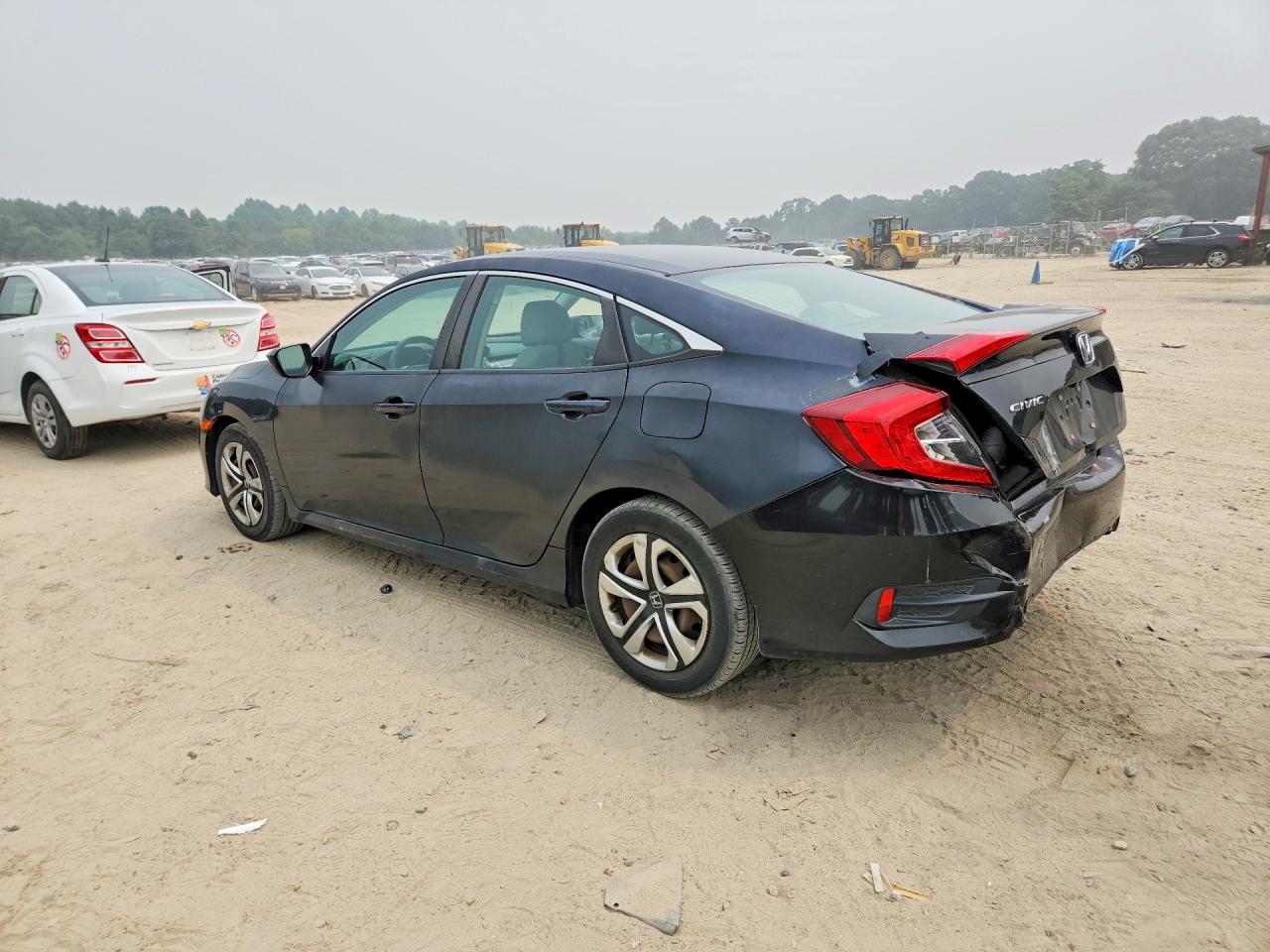 2016 Honda Civic Lx Blue vin: 19XFC2F51GE208034