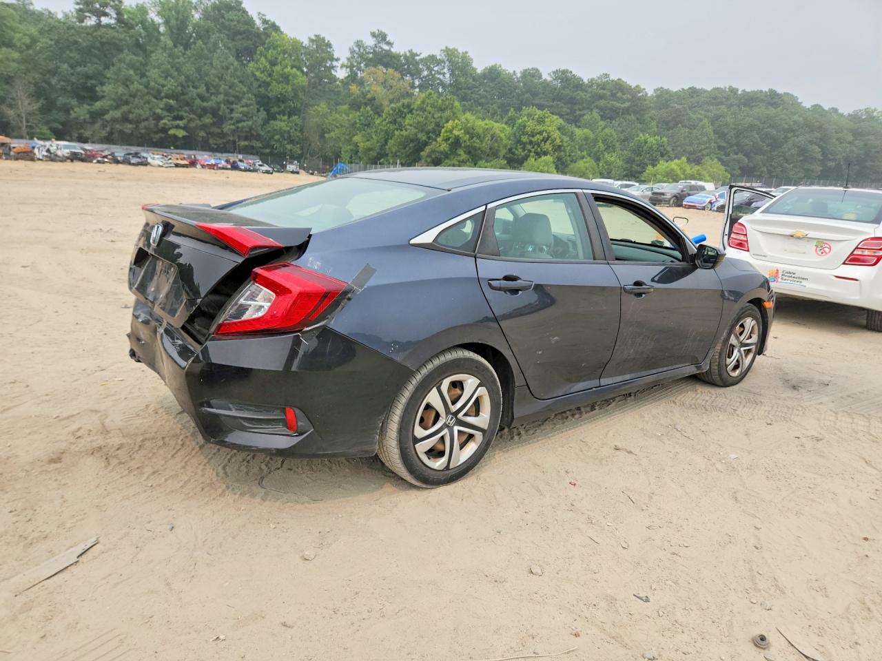 2016 Honda Civic Lx Blue vin: 19XFC2F51GE208034