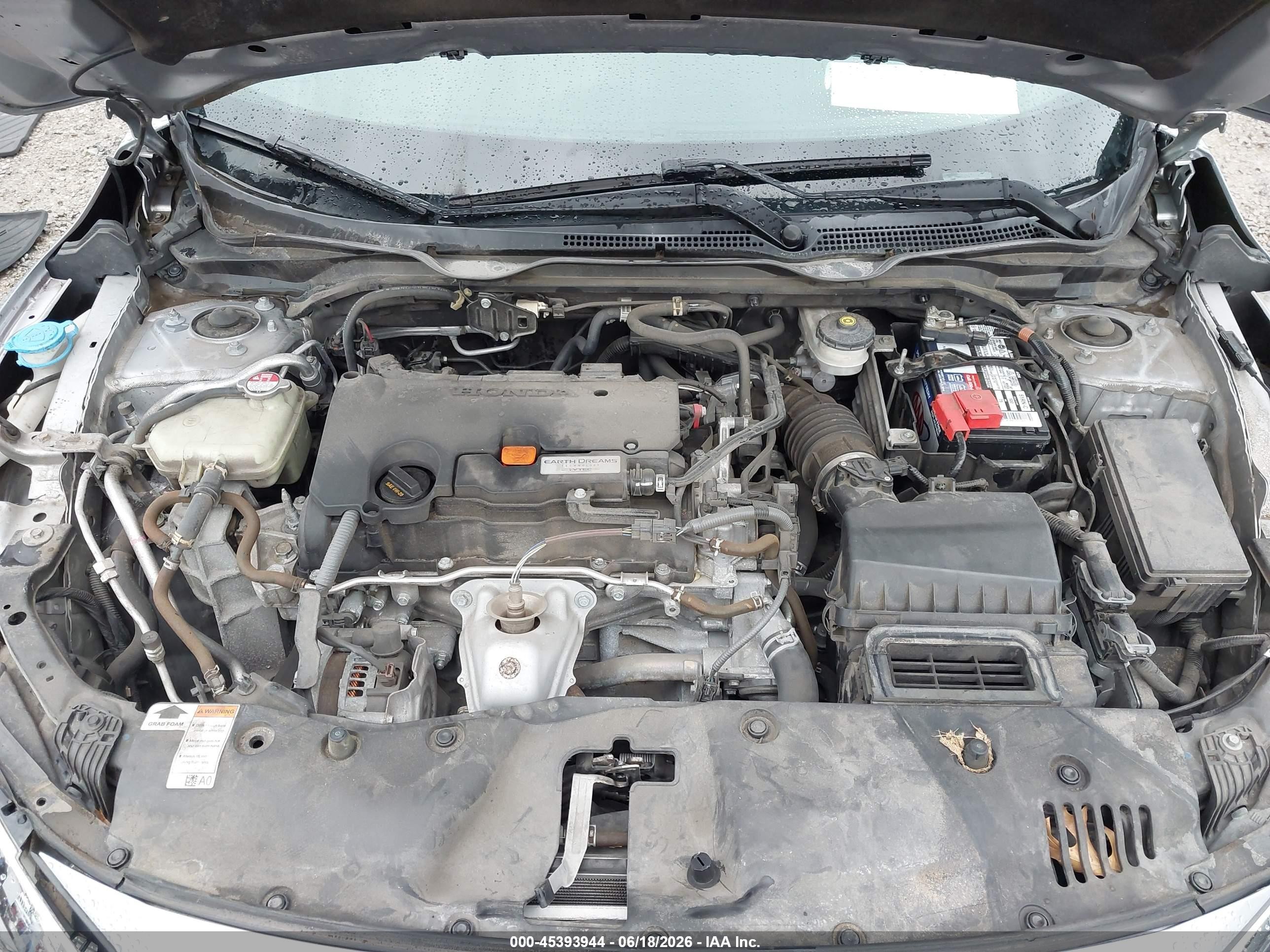 2017 Honda Civic Lx Серый vin: 19XFC2F51HE008272