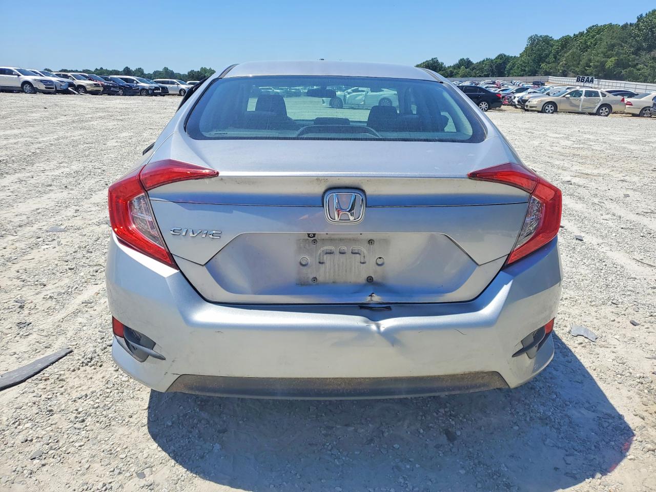 2016 Honda Civic Lx Silver vin: 19XFC2F52GE015715