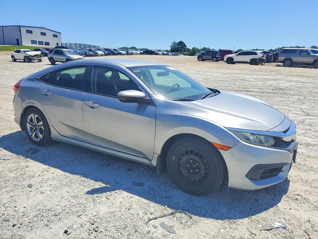 2016 Honda Civic Lx Silver vin: 19XFC2F52GE015715