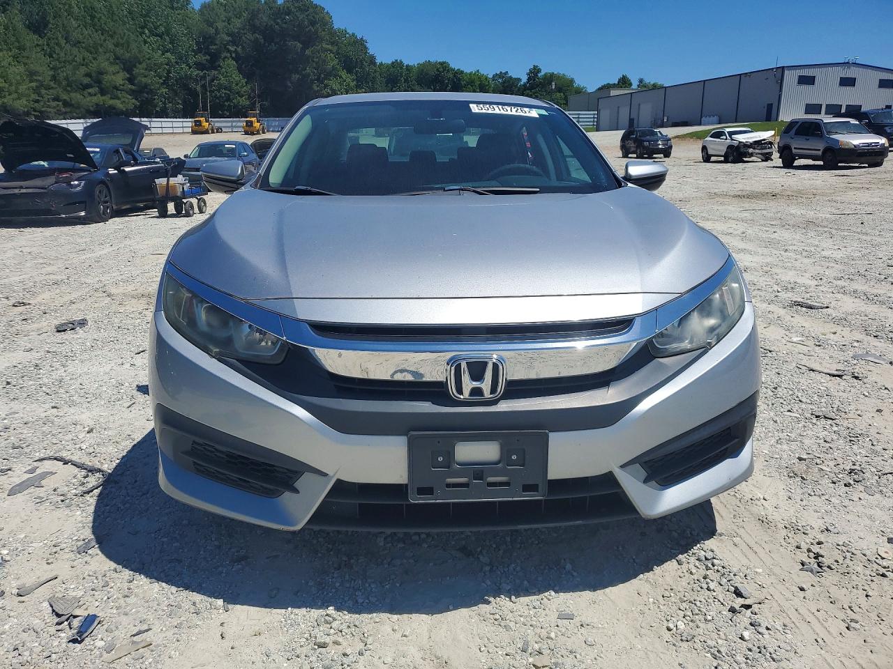 2016 Honda Civic Lx Silver vin: 19XFC2F52GE015715