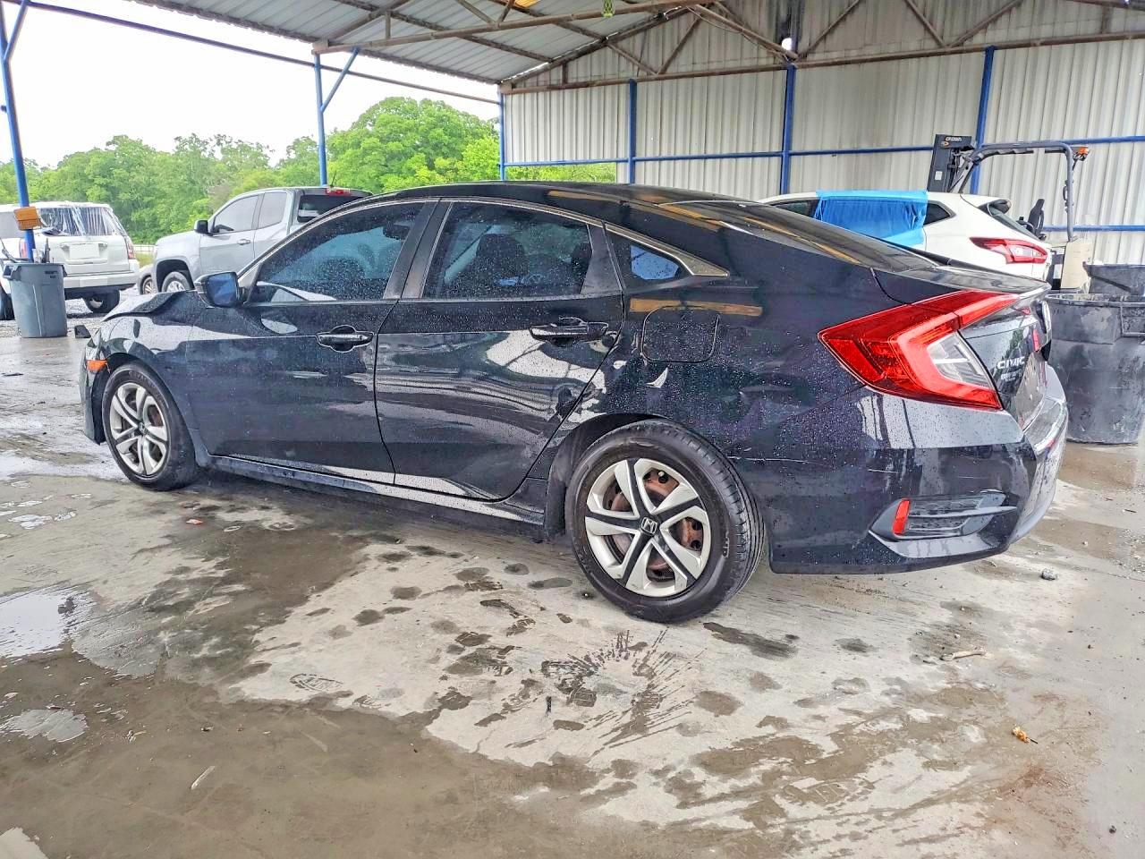 2016 Honda Civic Lx Black vin: 19XFC2F52GE029131