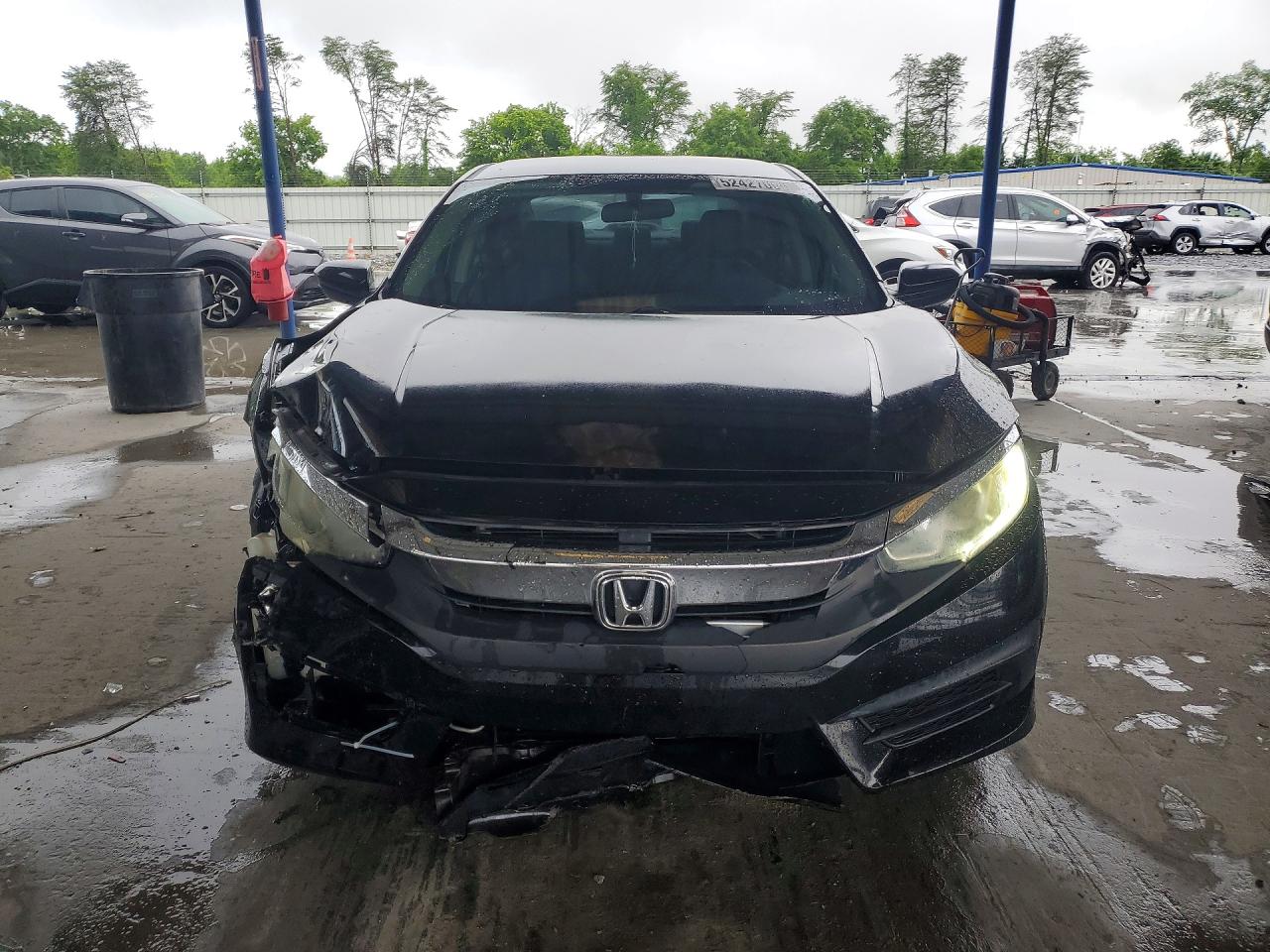 2016 Honda Civic Lx Black vin: 19XFC2F52GE029131