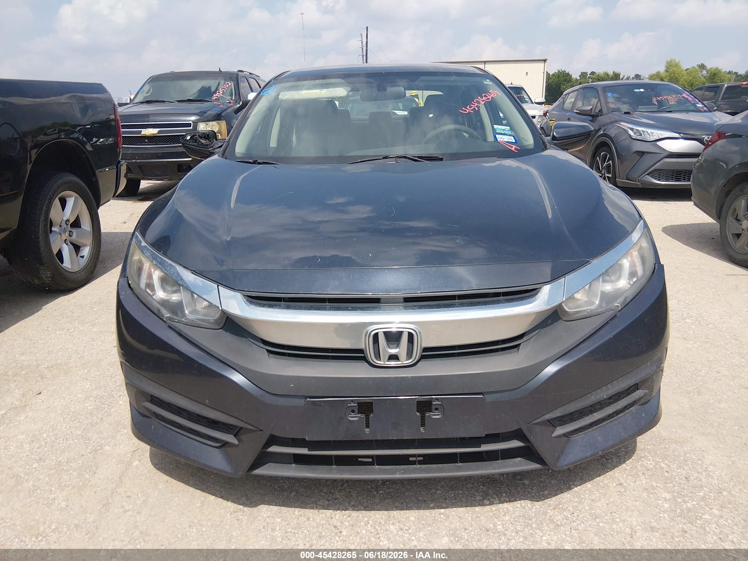 2017 Honda Civic Lx Turquoise vin: 19XFC2F52HE032158