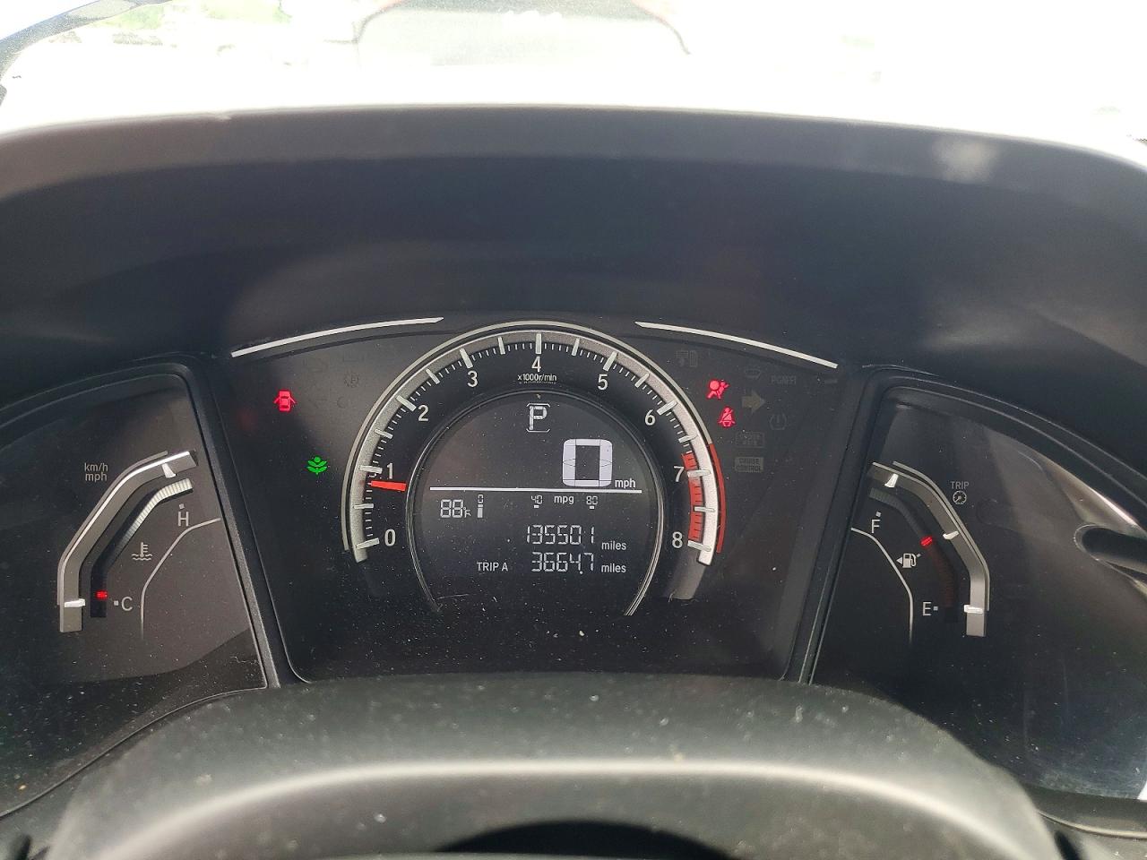 2017 Honda Civic Lx Blue vin: 19XFC2F52HE080582