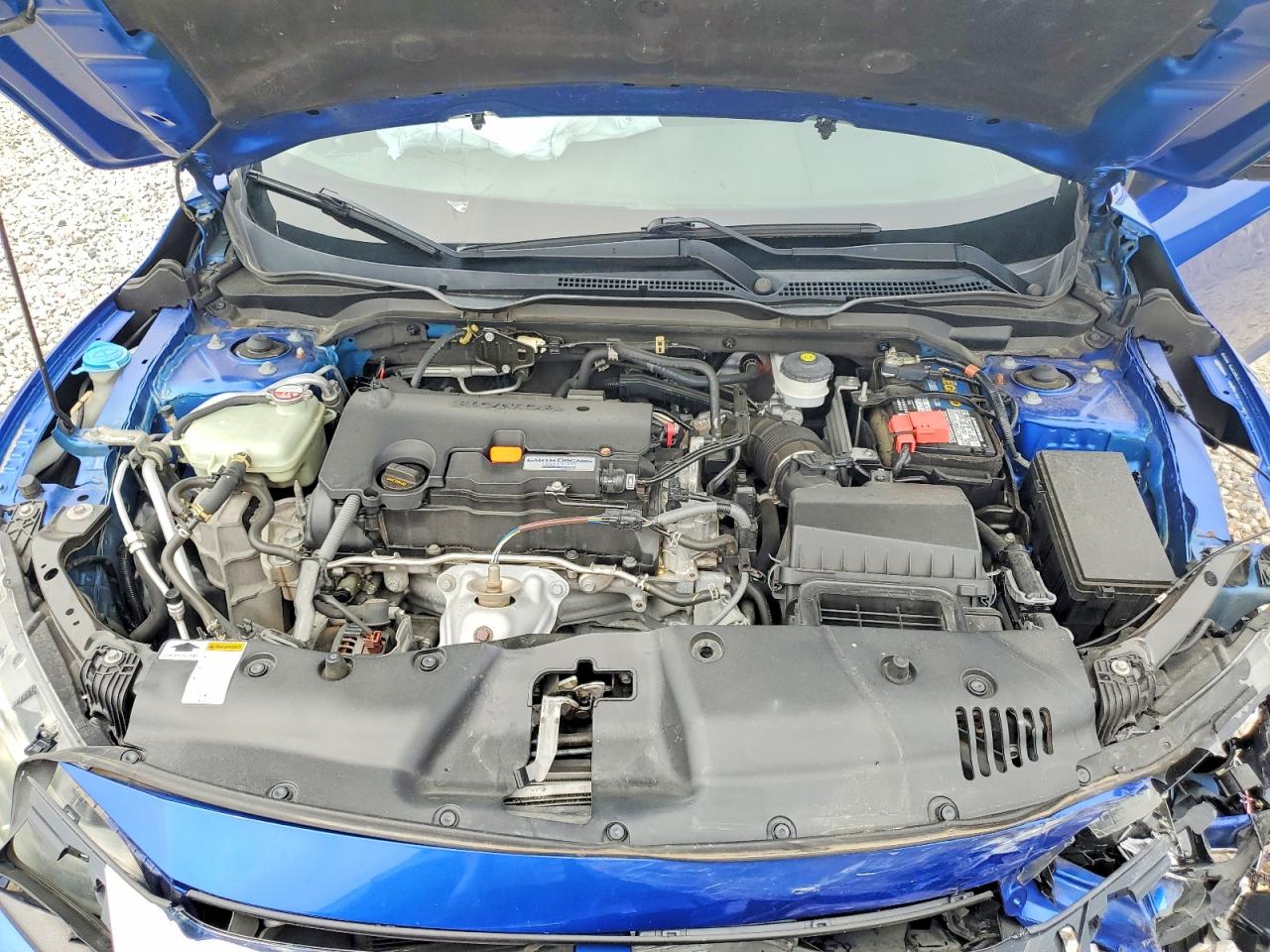 2017 Honda Civic Lx Blue vin: 19XFC2F52HE080582