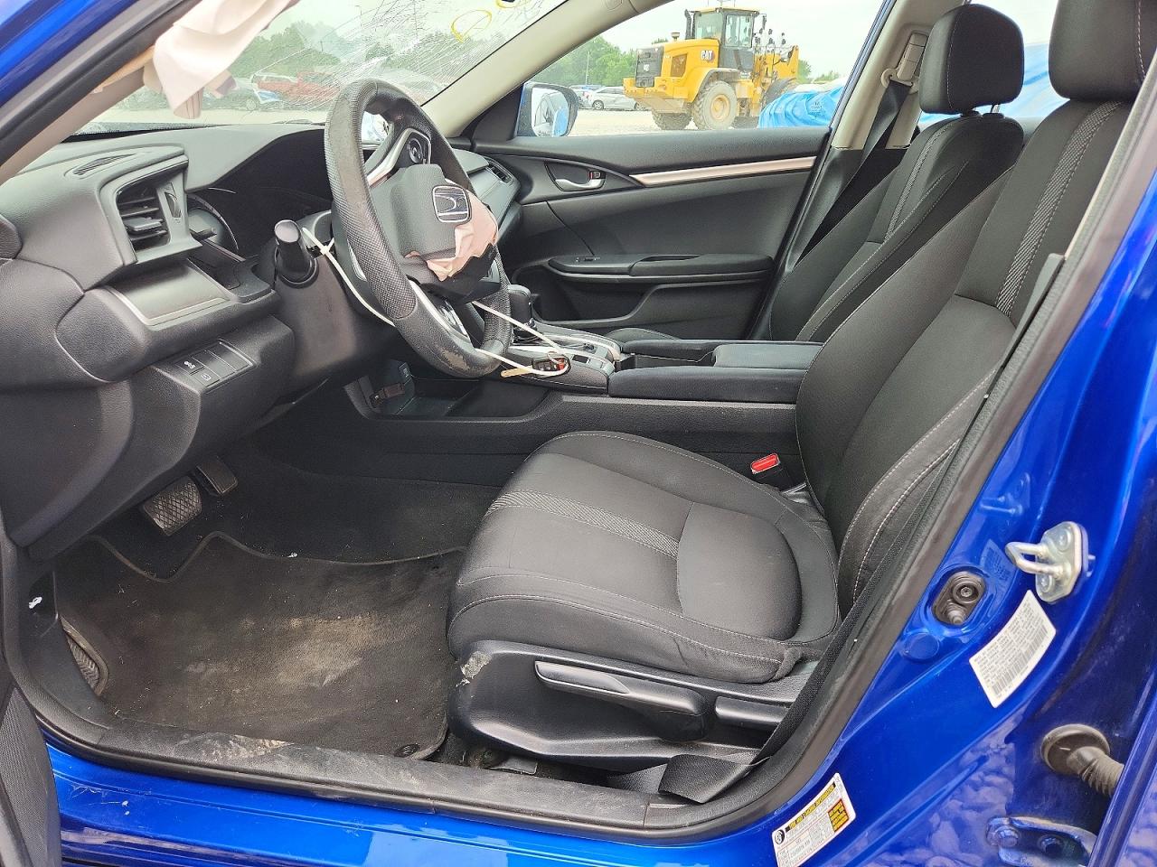 2017 Honda Civic Lx Blue vin: 19XFC2F52HE080582