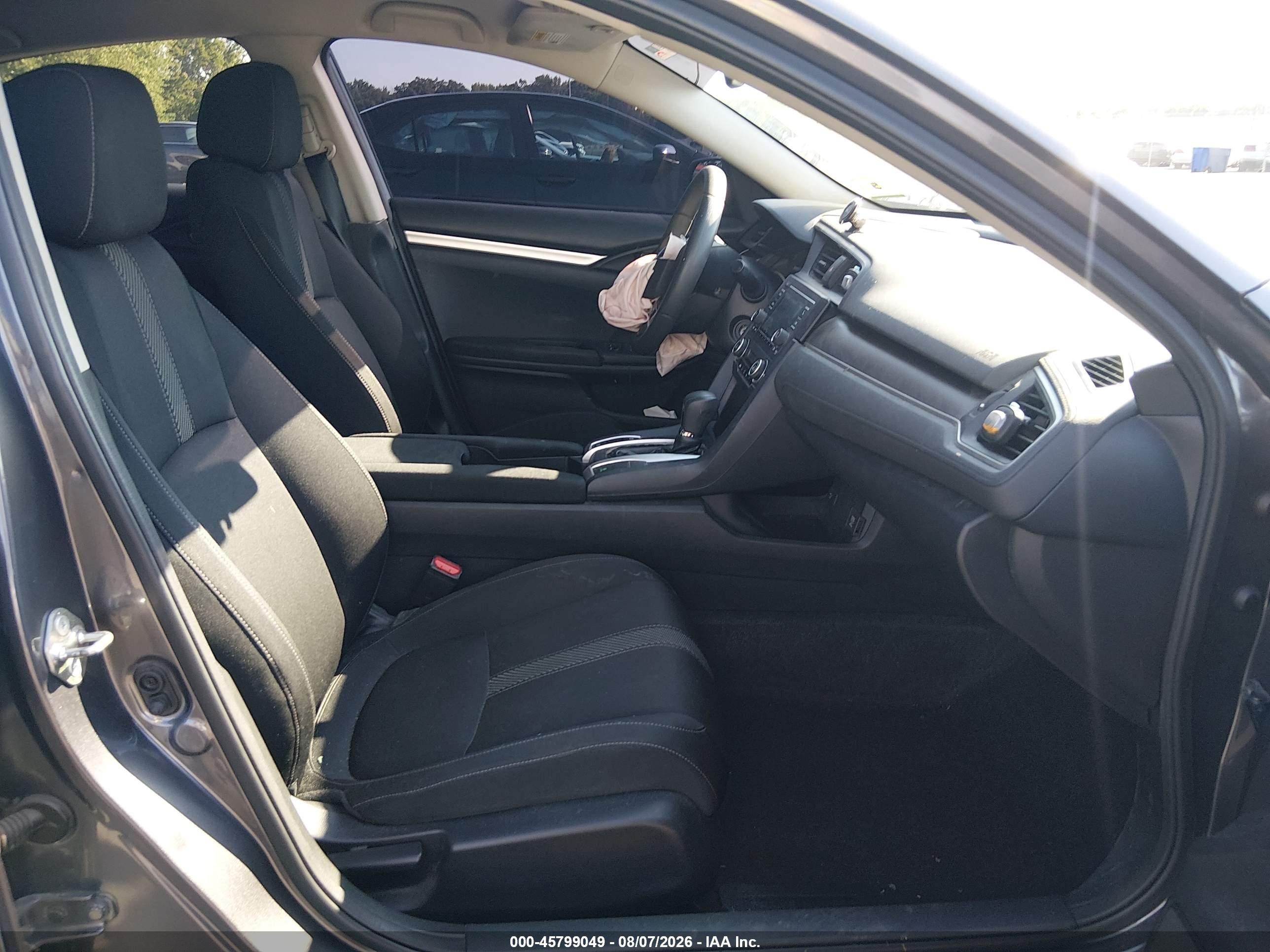 2017 Honda Civic Lx Gray vin: 19XFC2F52HE223966
