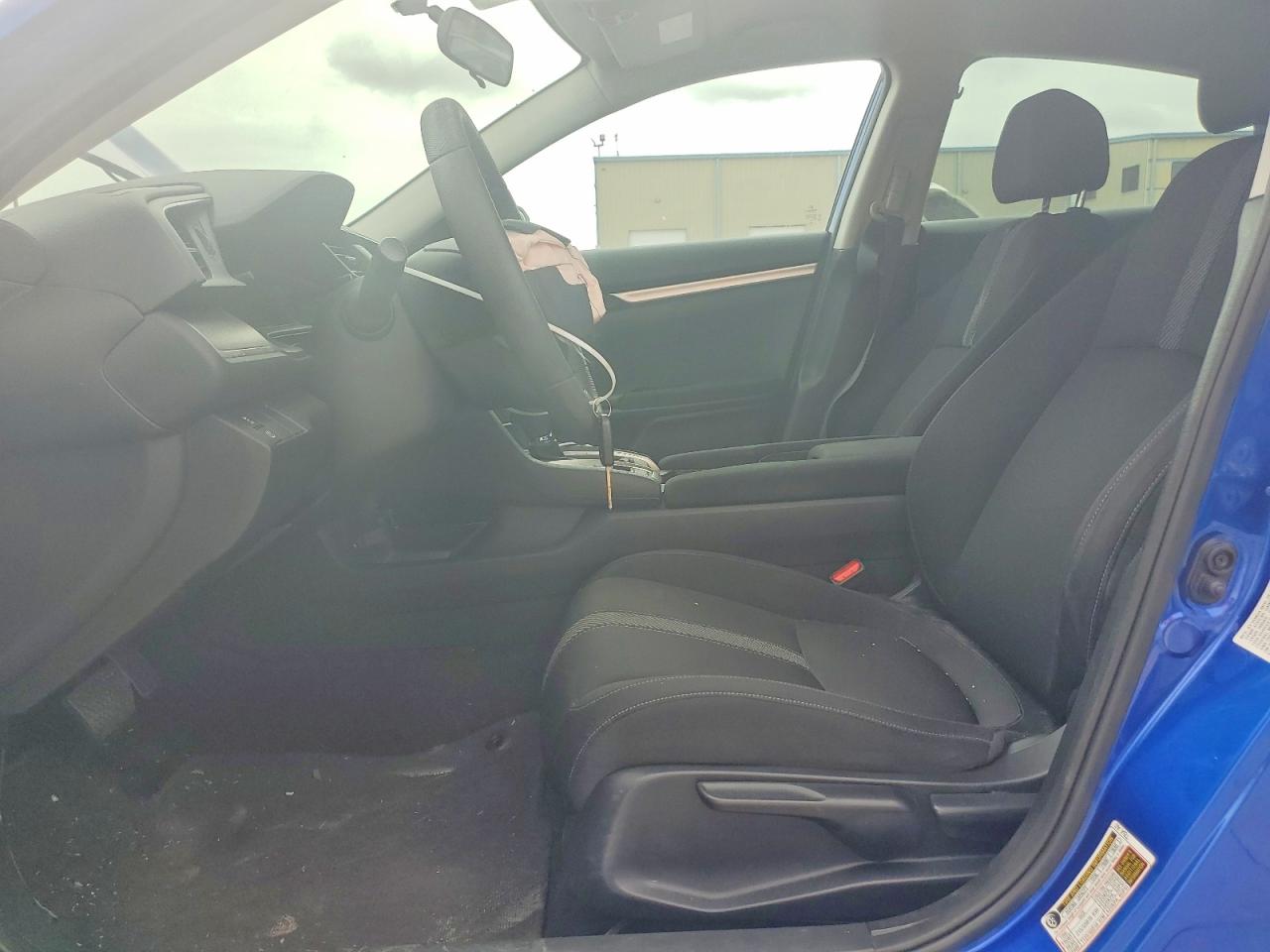 2017 Honda Civic Lx Blue vin: 19XFC2F53HE009102
