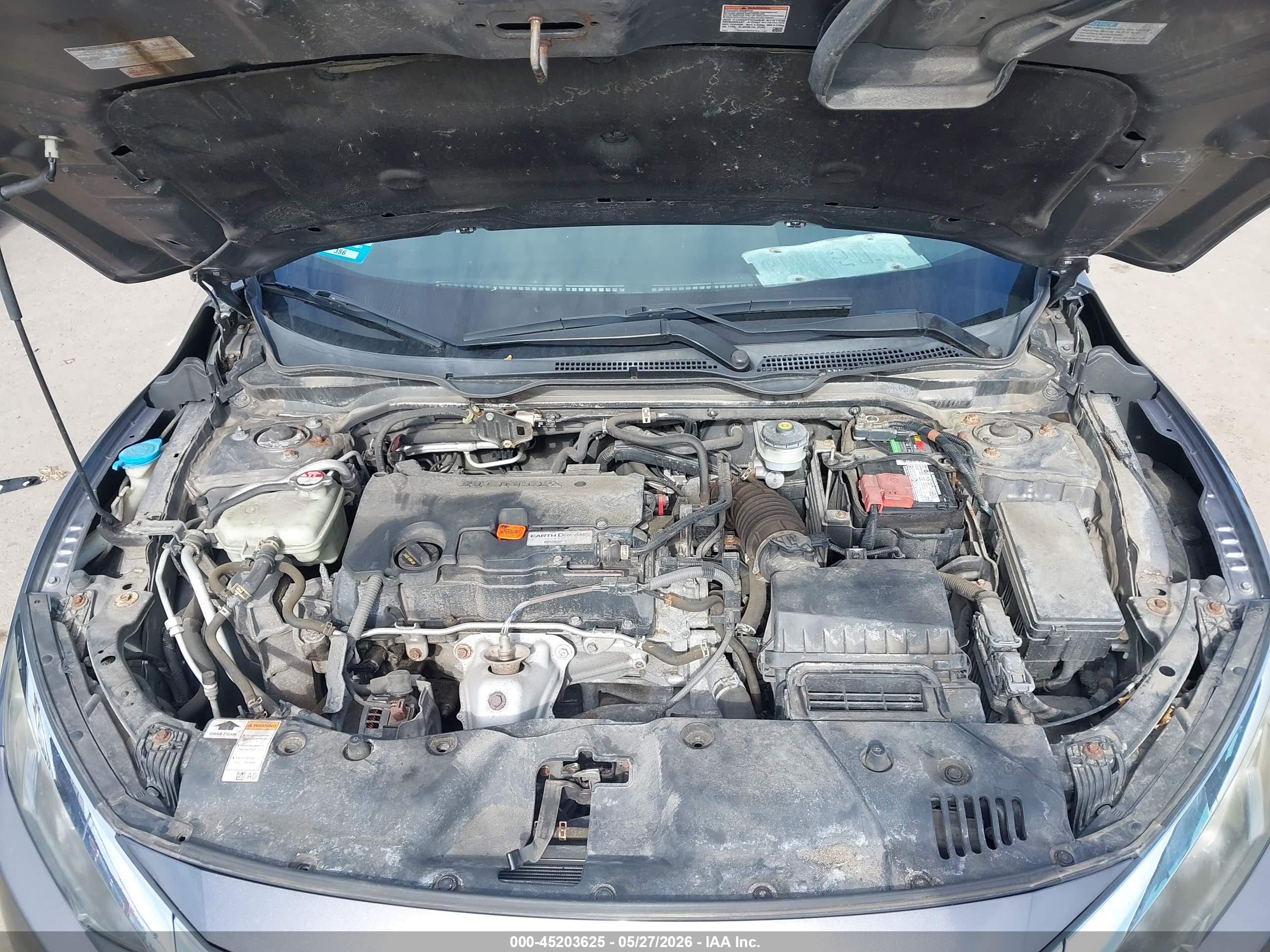 2017 Honda Civic Lx Серый vin: 19XFC2F53HE069395