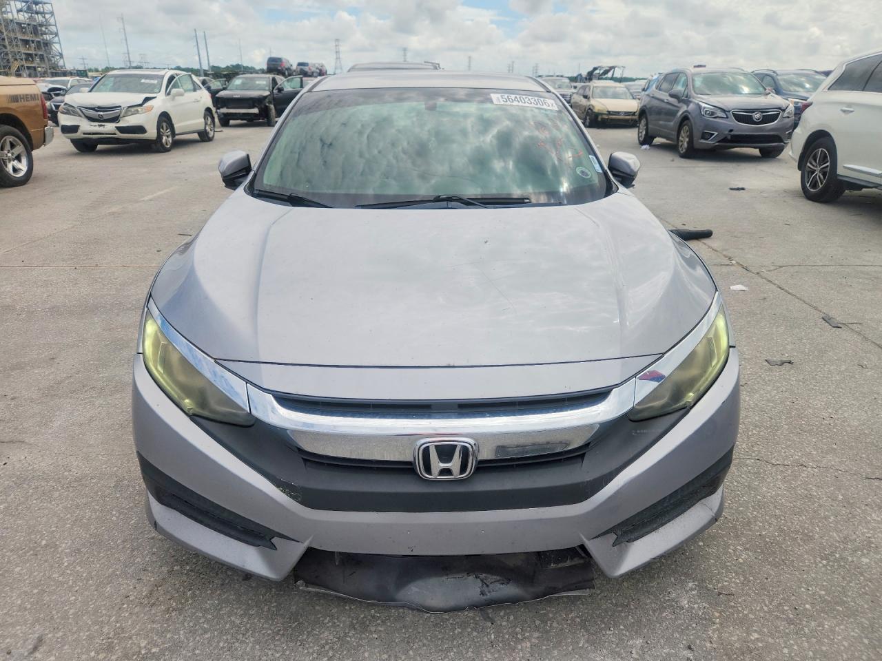 2016 Honda Civic Lx Silver vin: 19XFC2F54GE003517
