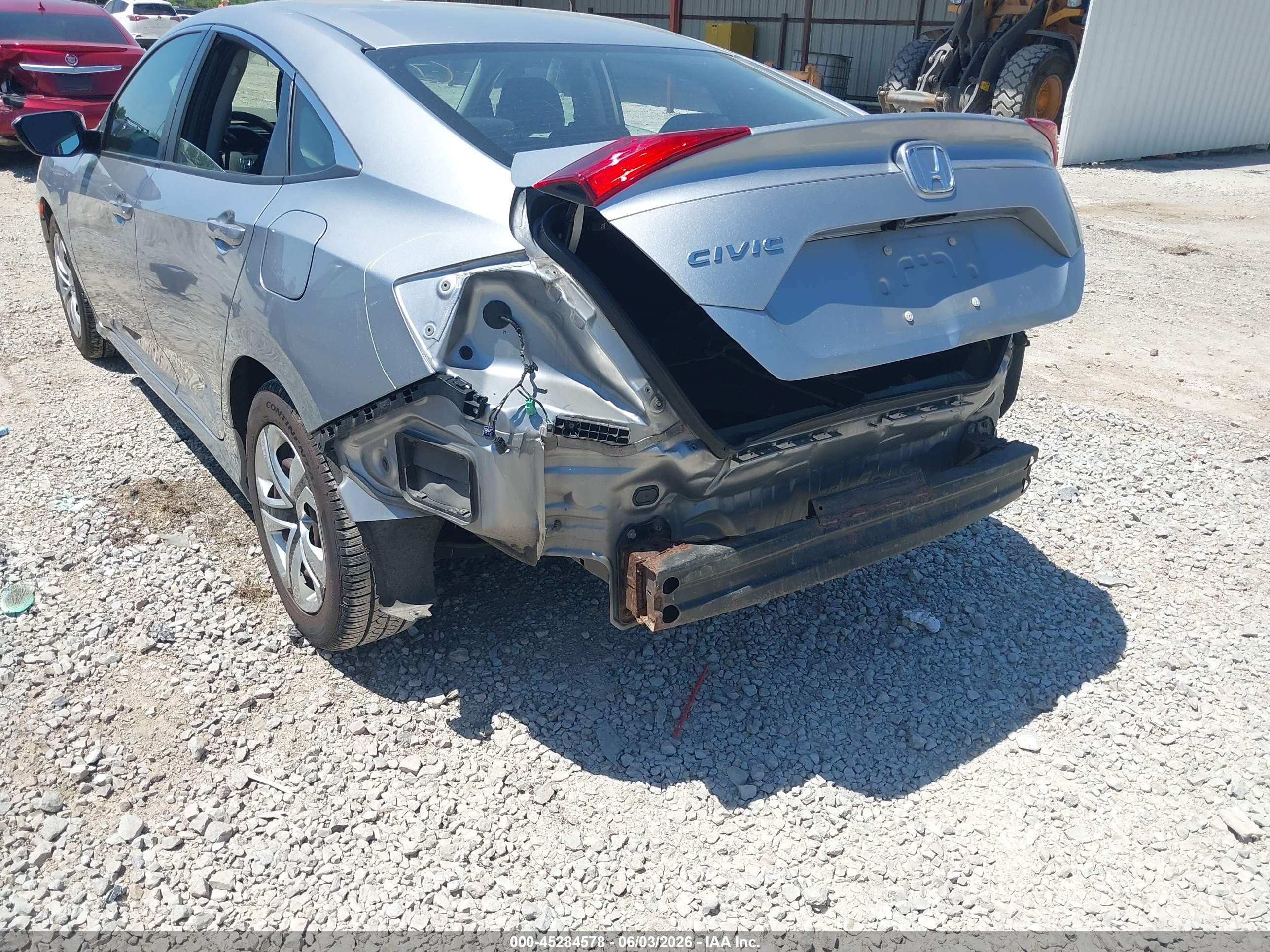 2016 Honda Civic Lx Silver vin: 19XFC2F54GE048571