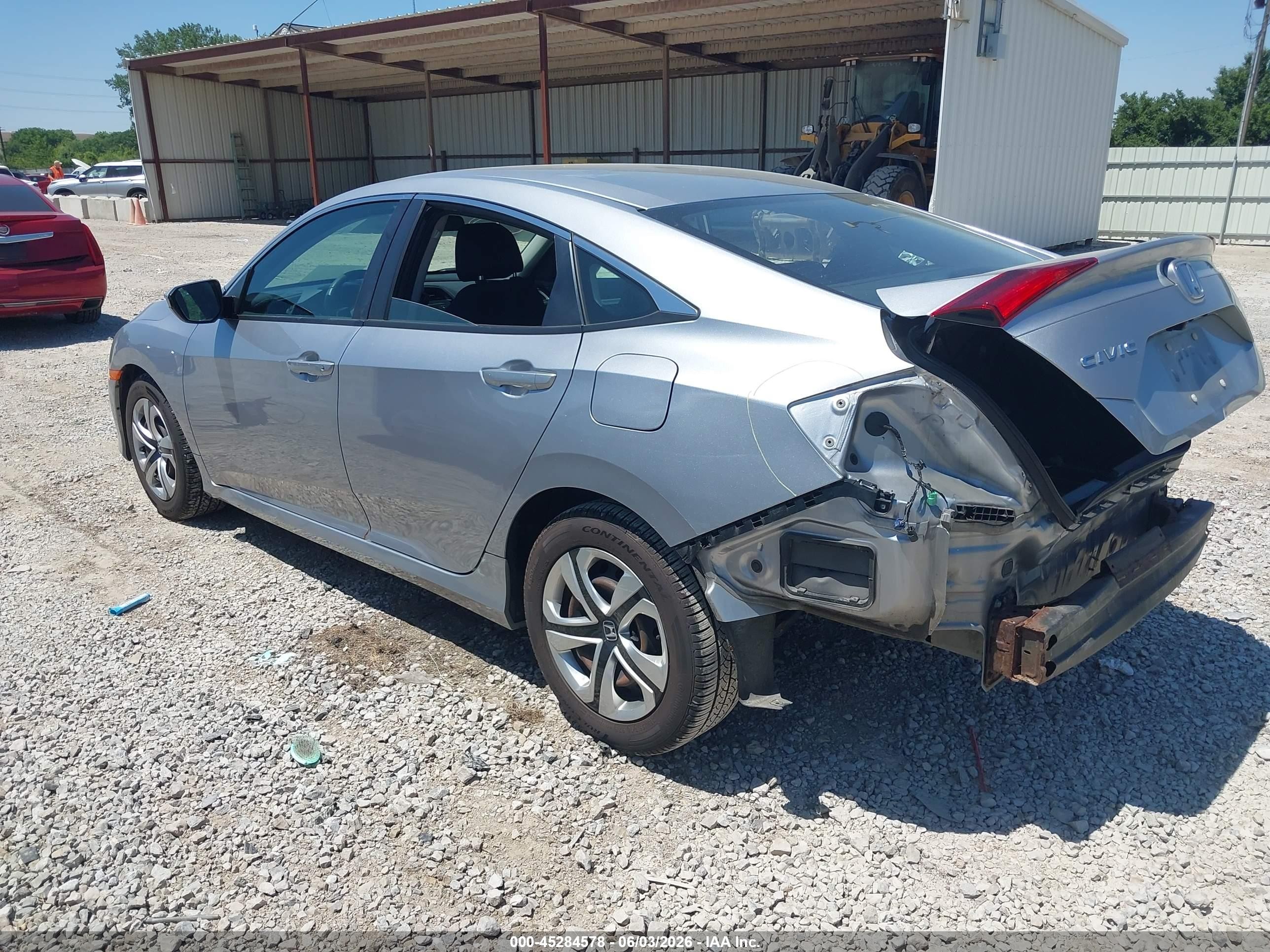 2016 Honda Civic Lx Silver vin: 19XFC2F54GE048571