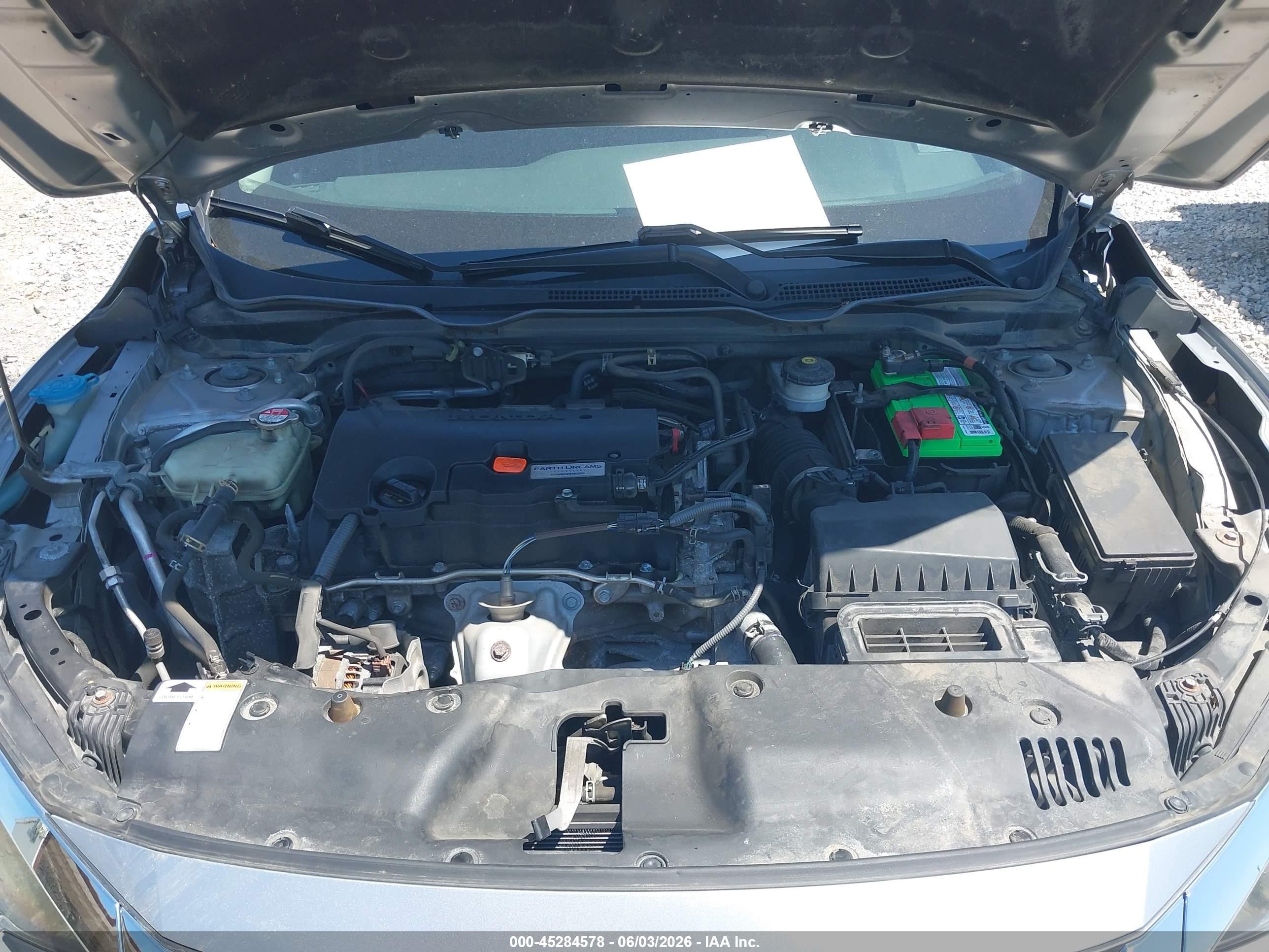 2016 Honda Civic Lx Silver vin: 19XFC2F54GE048571
