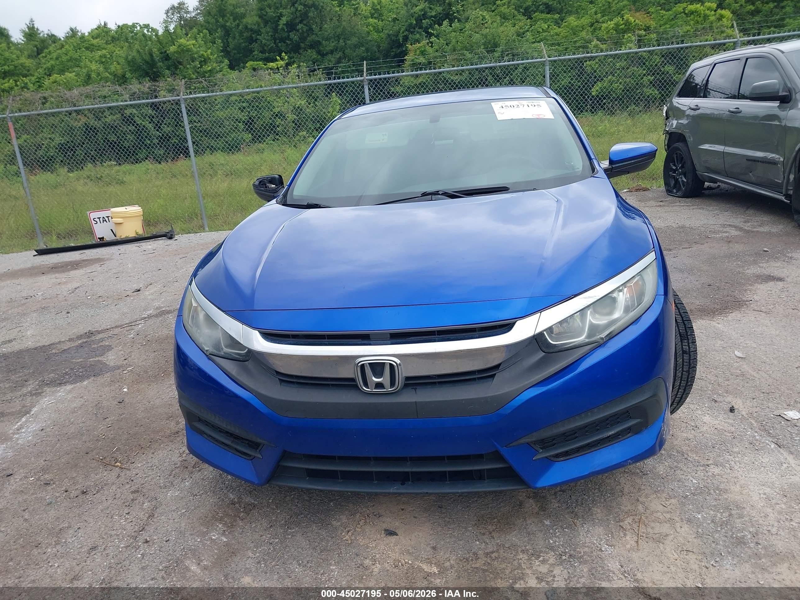 2016 Honda Civic Lx Синий vin: 19XFC2F54GE088763