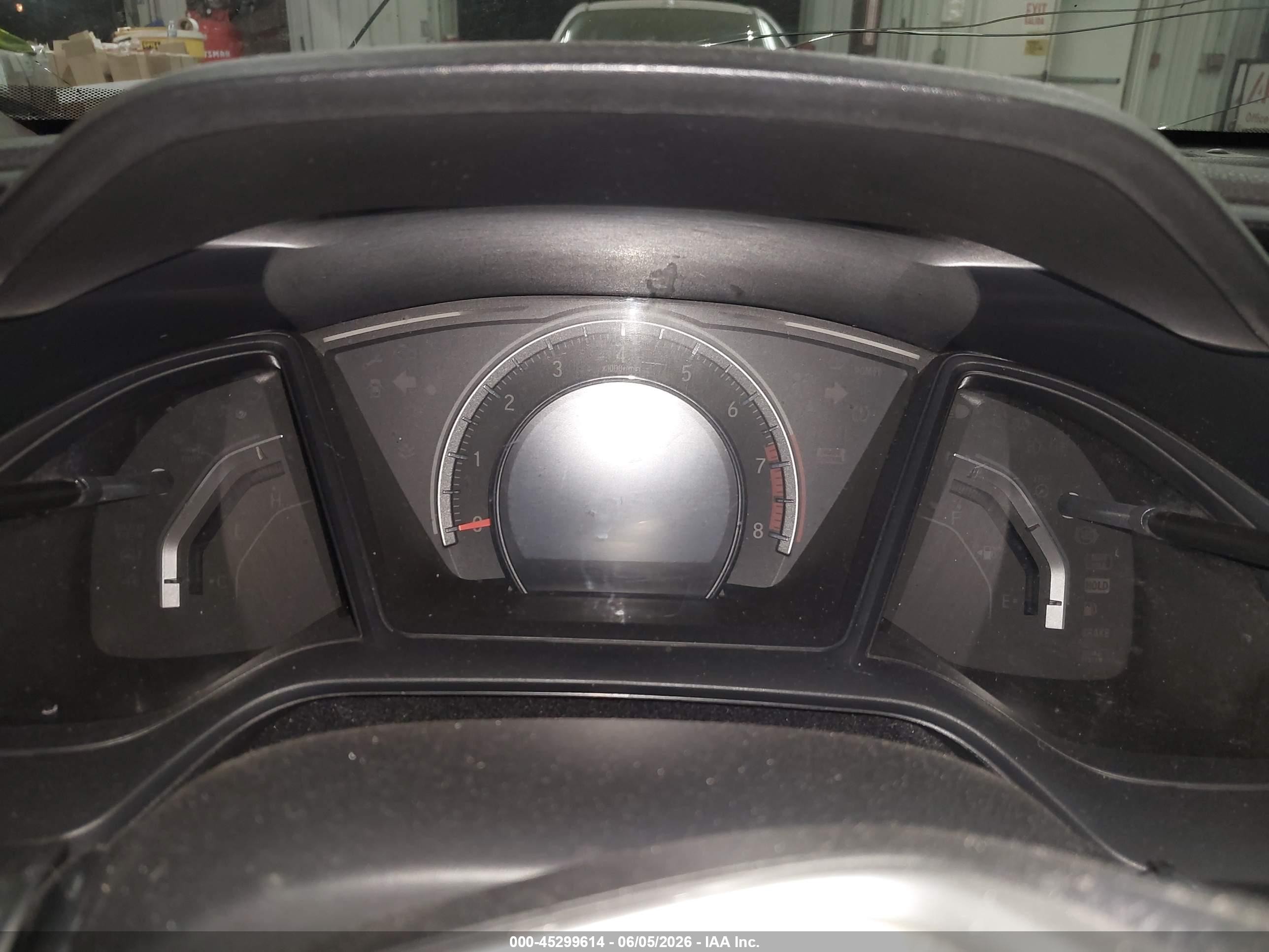 2016 Honda Civic Lx Синий vin: 19XFC2F54GE239875