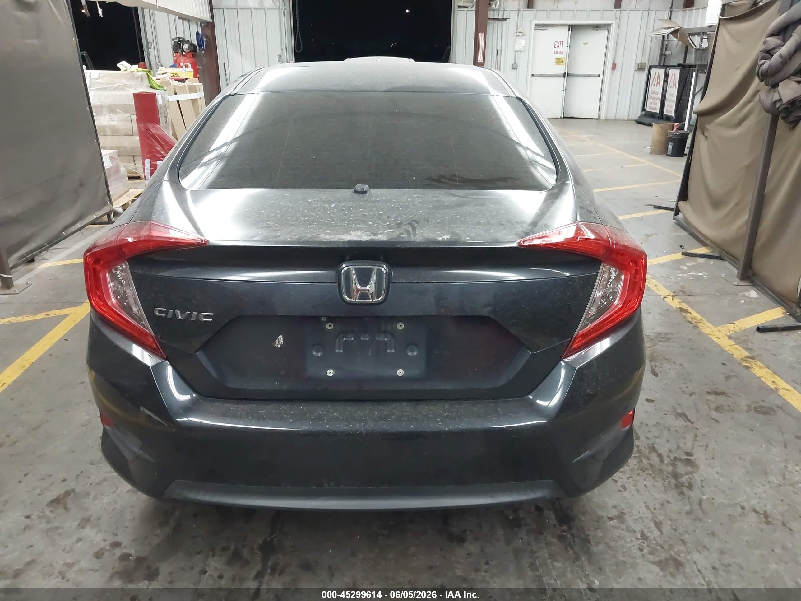 2016 Honda Civic Lx Синий vin: 19XFC2F54GE239875
