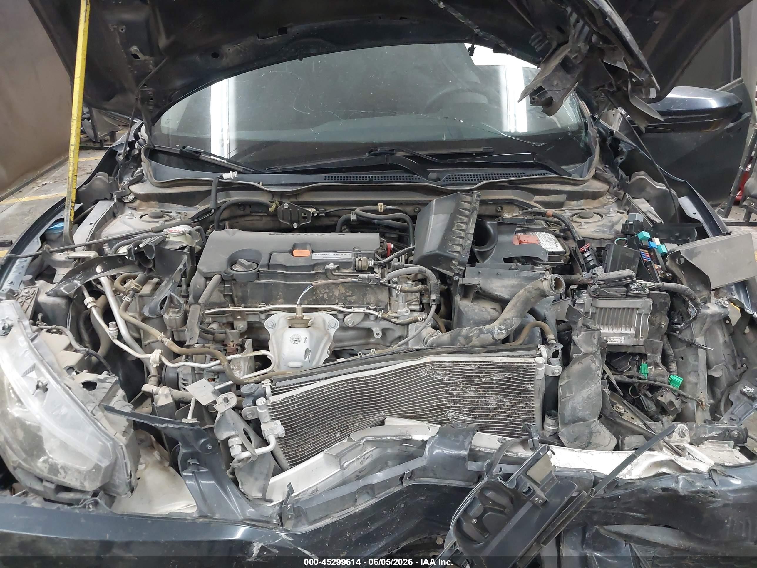 2016 Honda Civic Lx Синий vin: 19XFC2F54GE239875