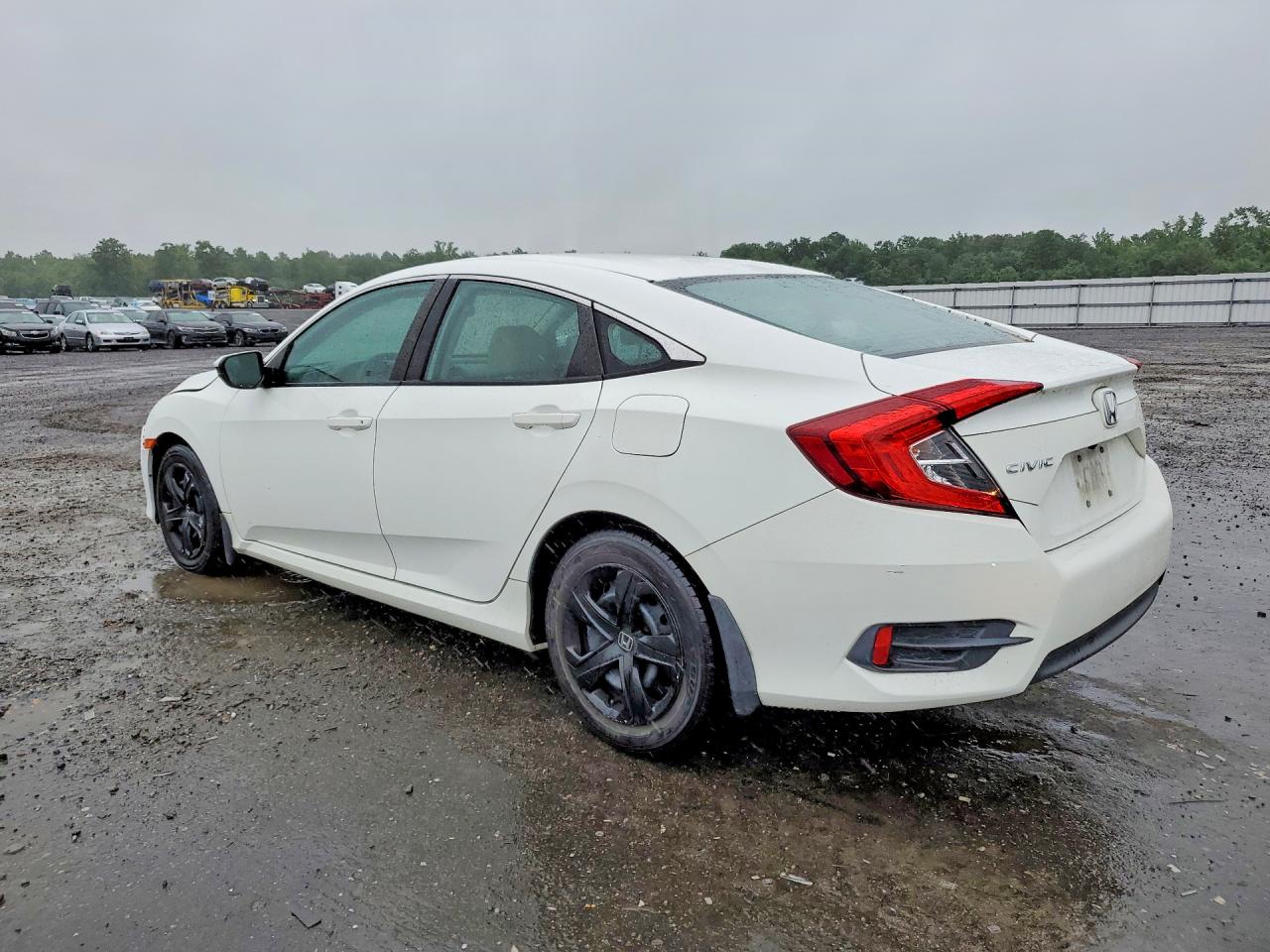 2017 Honda Civic Lx White vin: 19XFC2F54HE067610