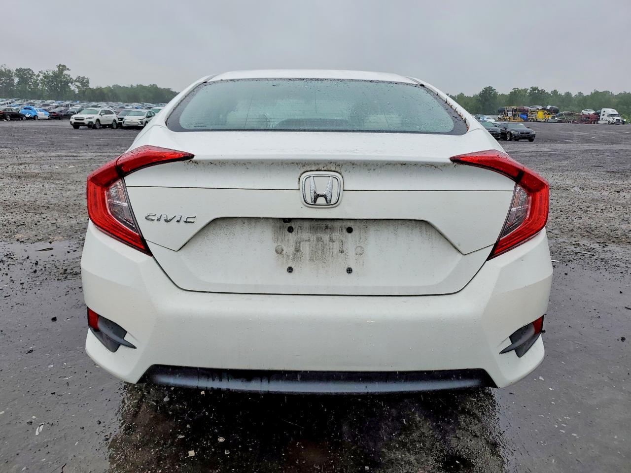 2017 Honda Civic Lx White vin: 19XFC2F54HE067610
