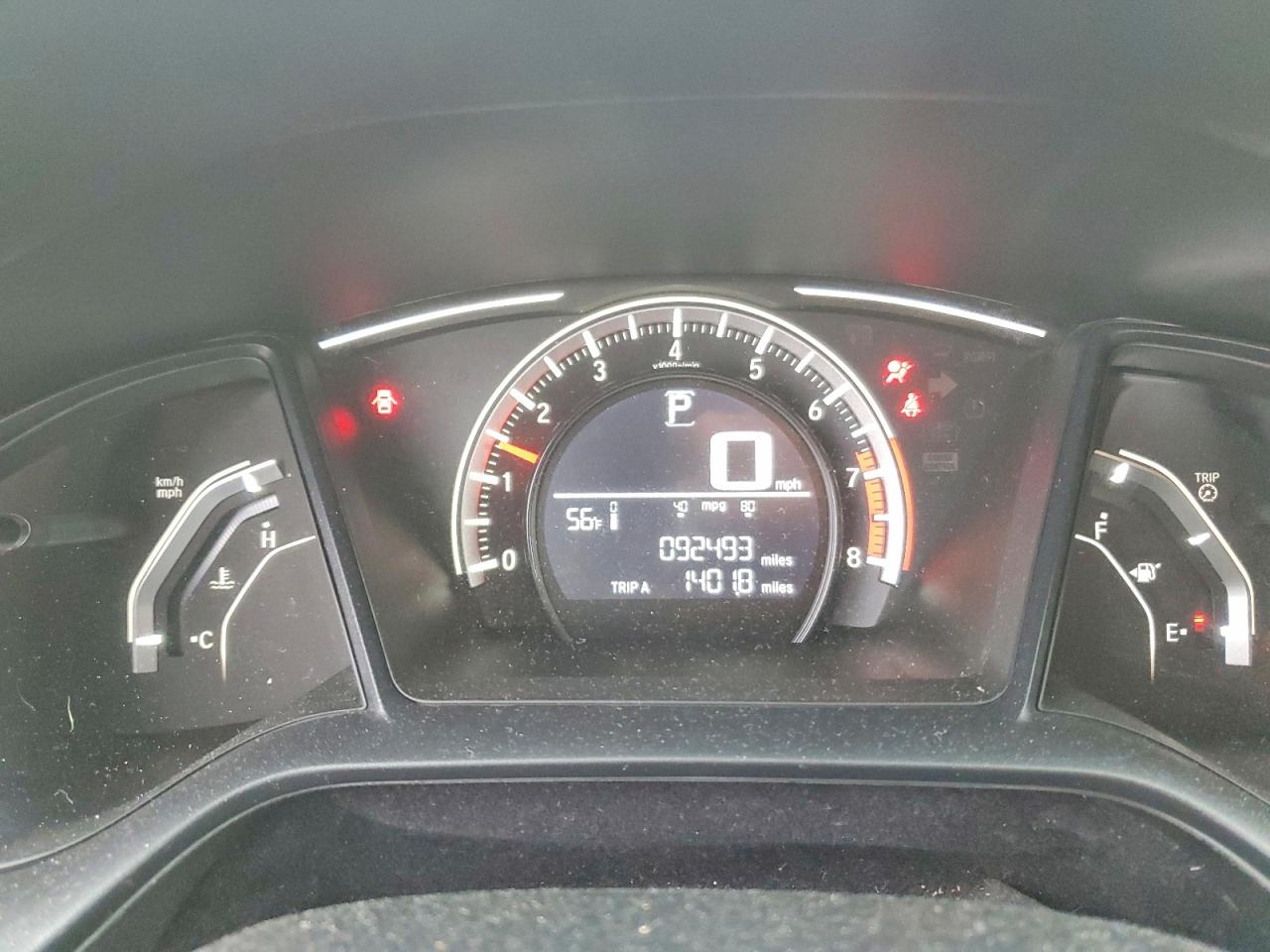 2017 Honda Civic Lx White vin: 19XFC2F54HE067610