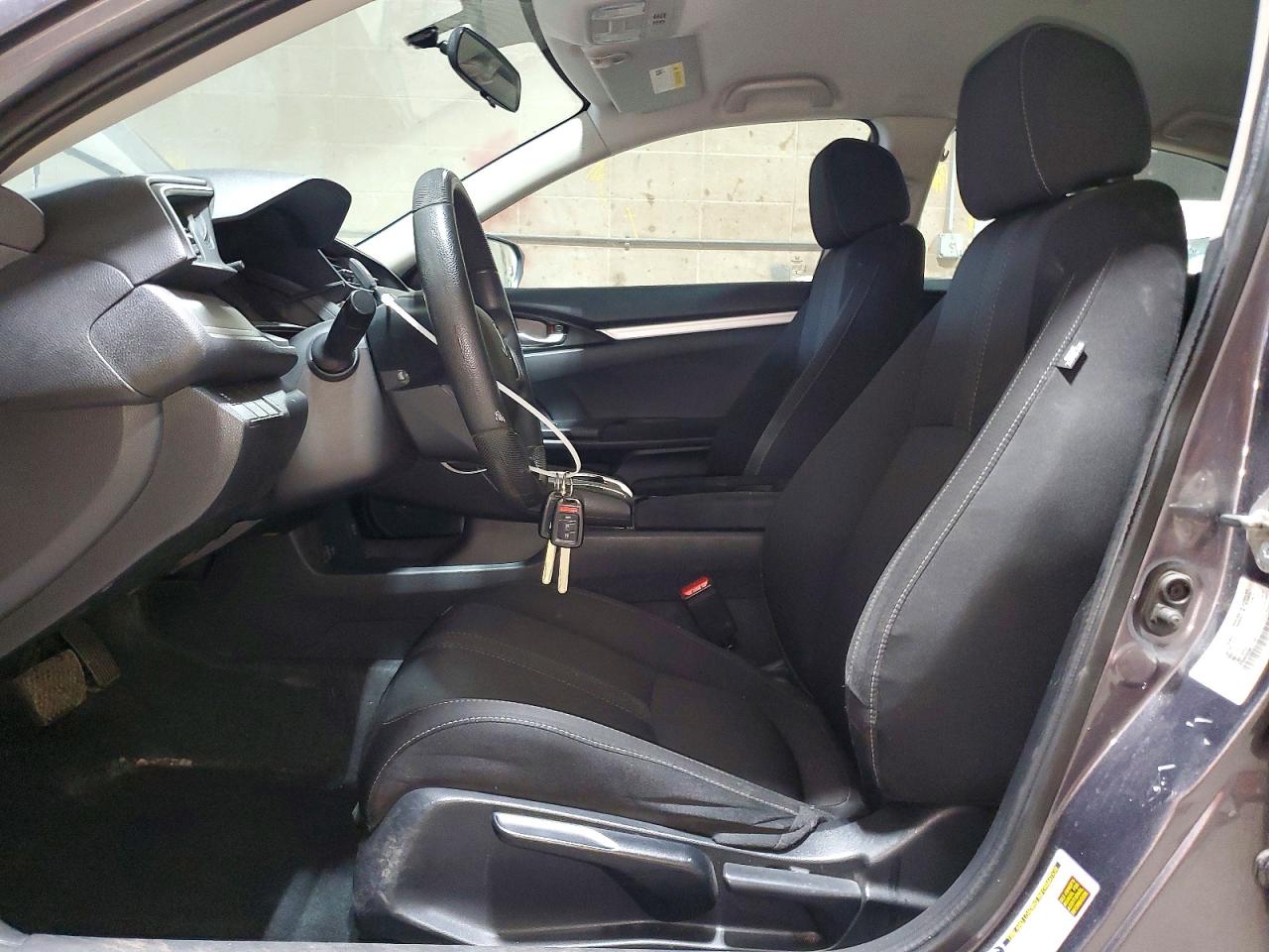 2017 Honda Civic Lx Gray vin: 19XFC2F54HE082298