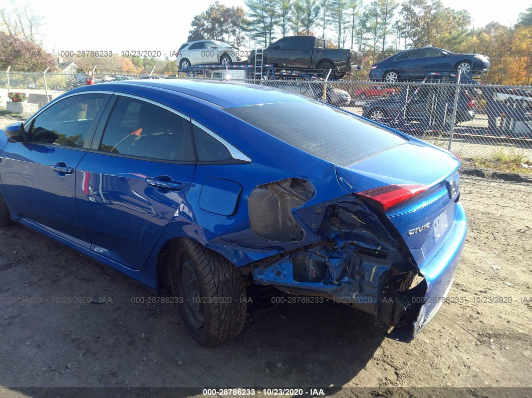 2017 Honda Civic Sedan Lx Blue vin: 19XFC2F54HE216212