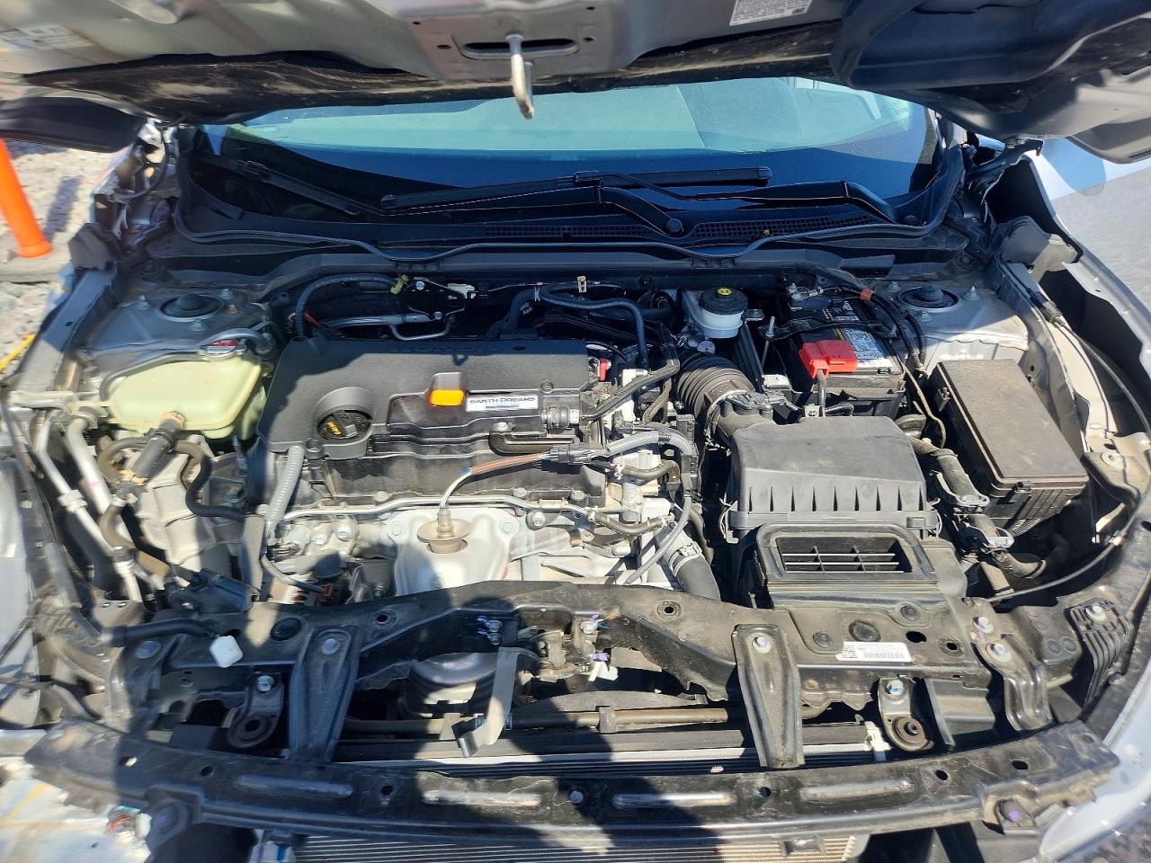 2017 Honda Civic Lx Silver vin: 19XFC2F55HE007898