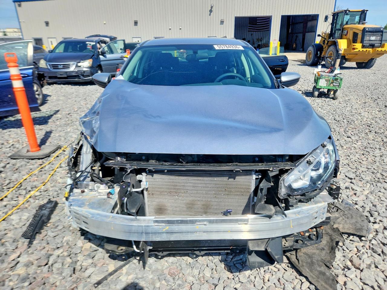 2017 Honda Civic Lx Silver vin: 19XFC2F55HE007898