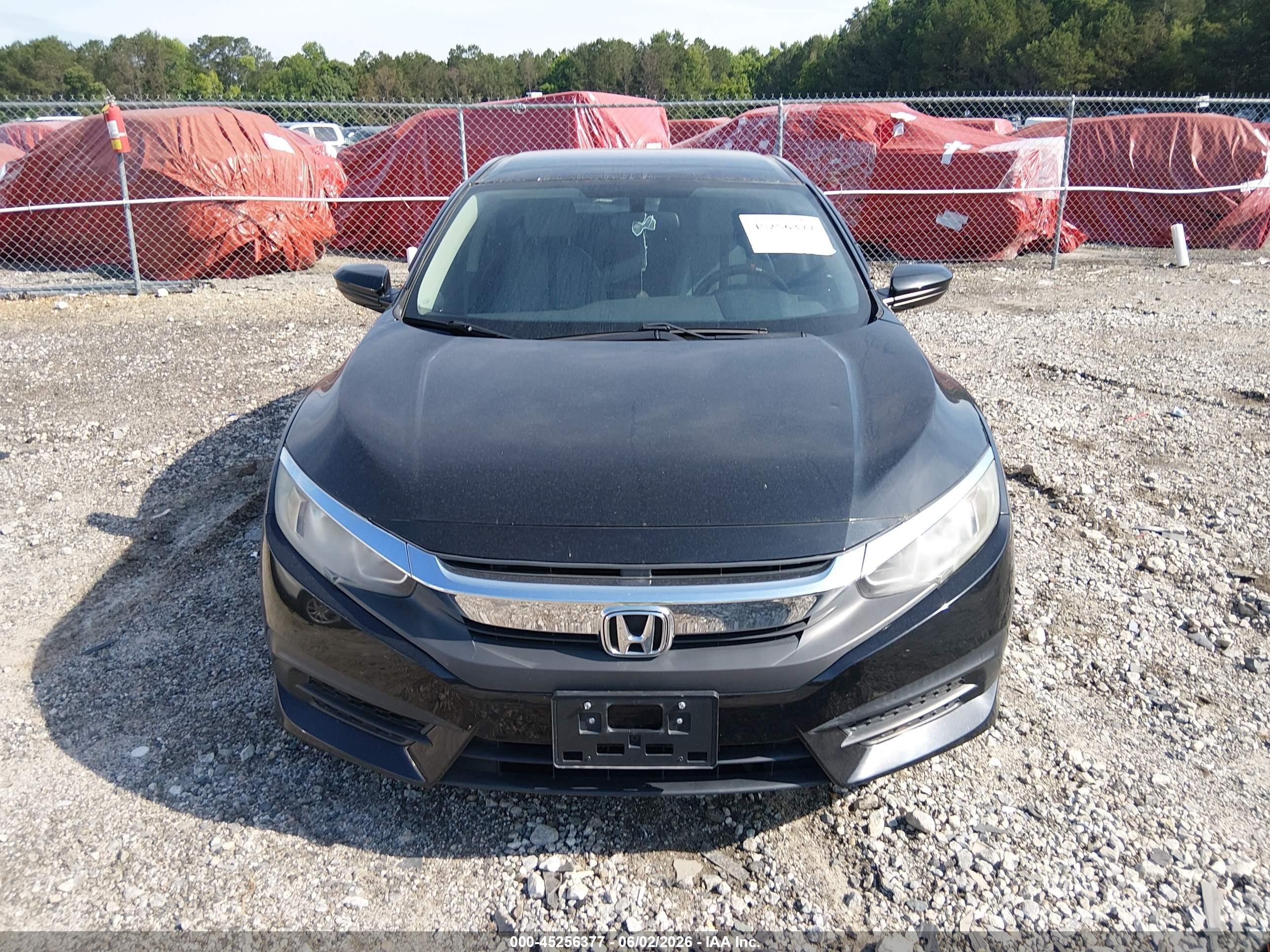 2017 Honda Civic Lx Черный vin: 19XFC2F55HE045244