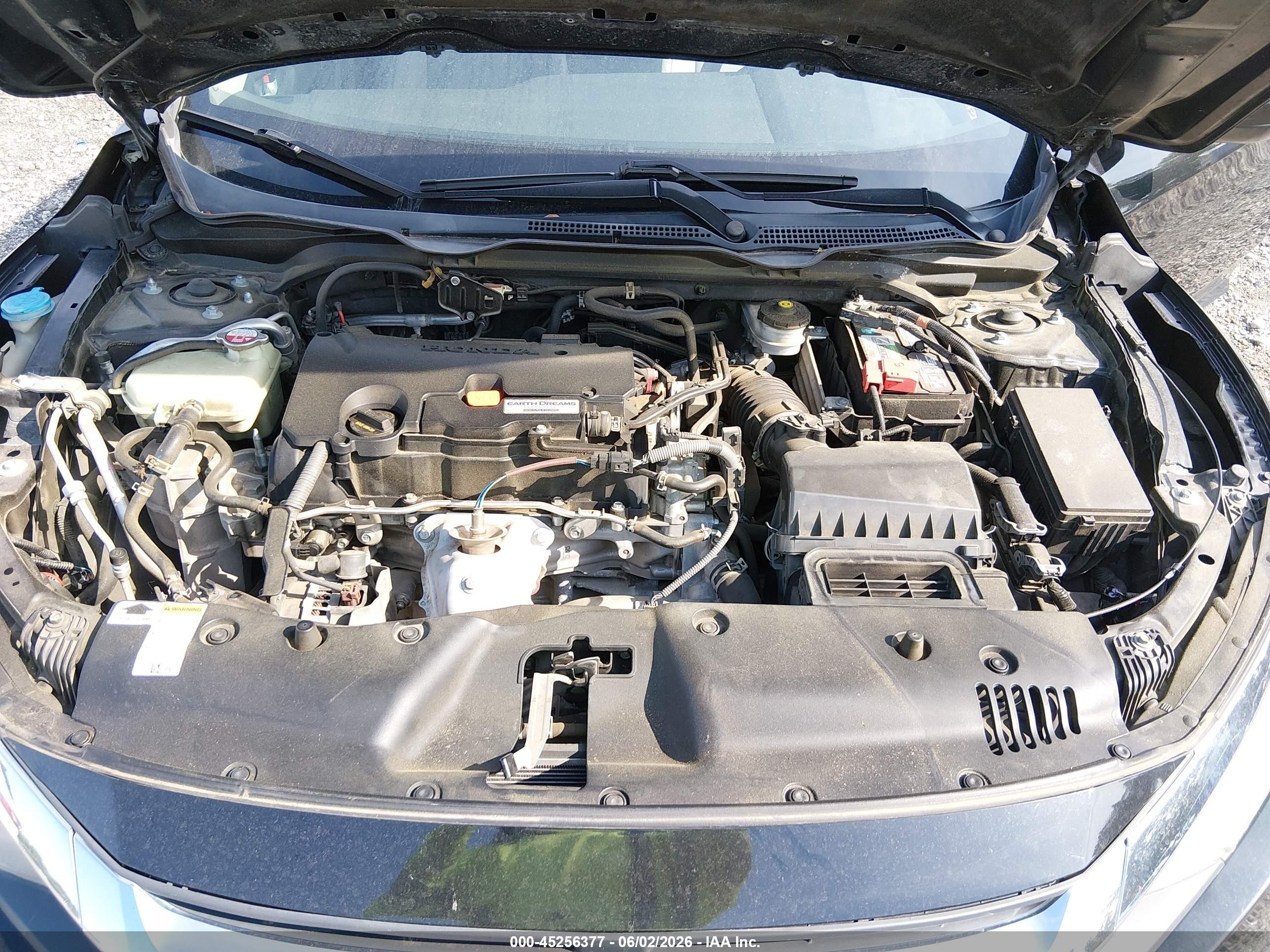 2017 Honda Civic Lx Черный vin: 19XFC2F55HE045244