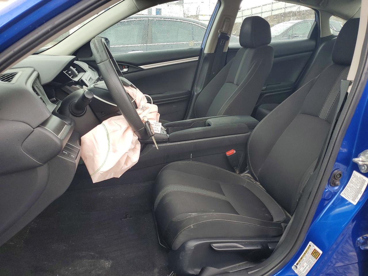 2018 Honda Civic Lx Blue vin: 19XFC2F55JE022780