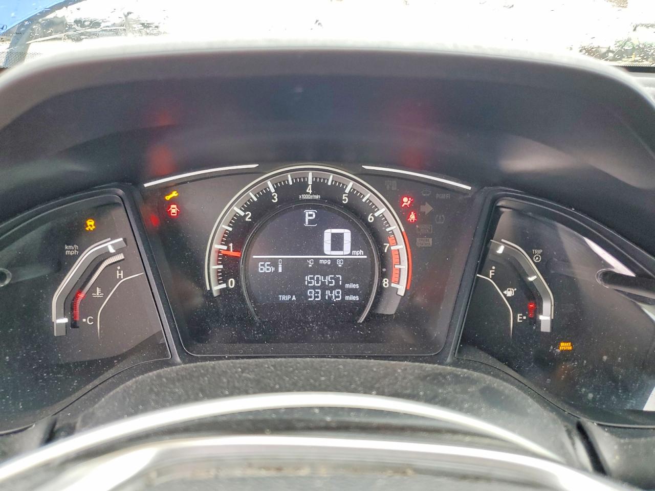2018 Honda Civic Lx Blue vin: 19XFC2F55JE022780