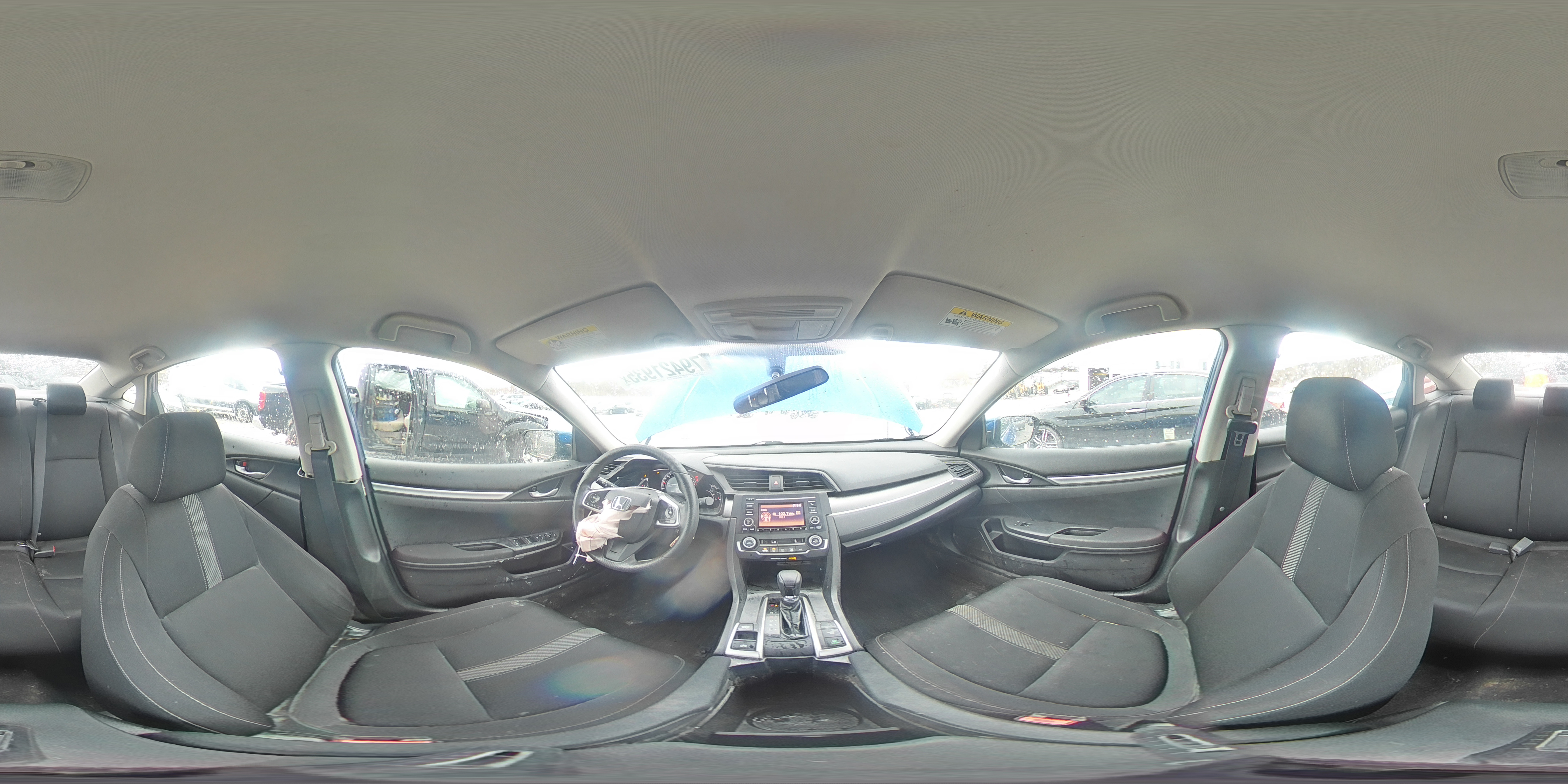 2018 Honda Civic Lx Blue vin: 19XFC2F55JE022780