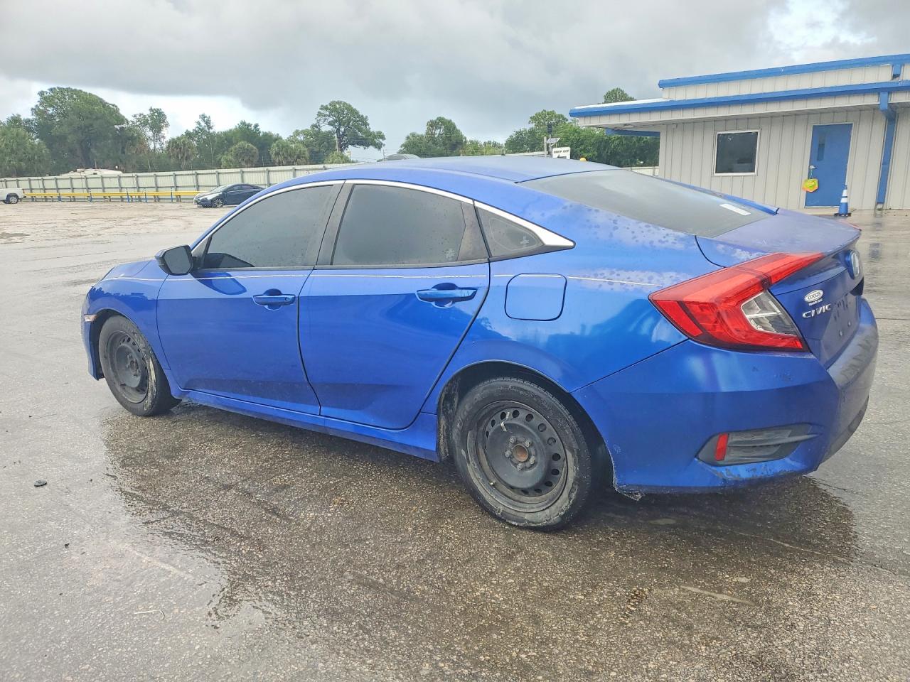 2016 Honda Civic Lx Синий vin: 19XFC2F56GE060074
