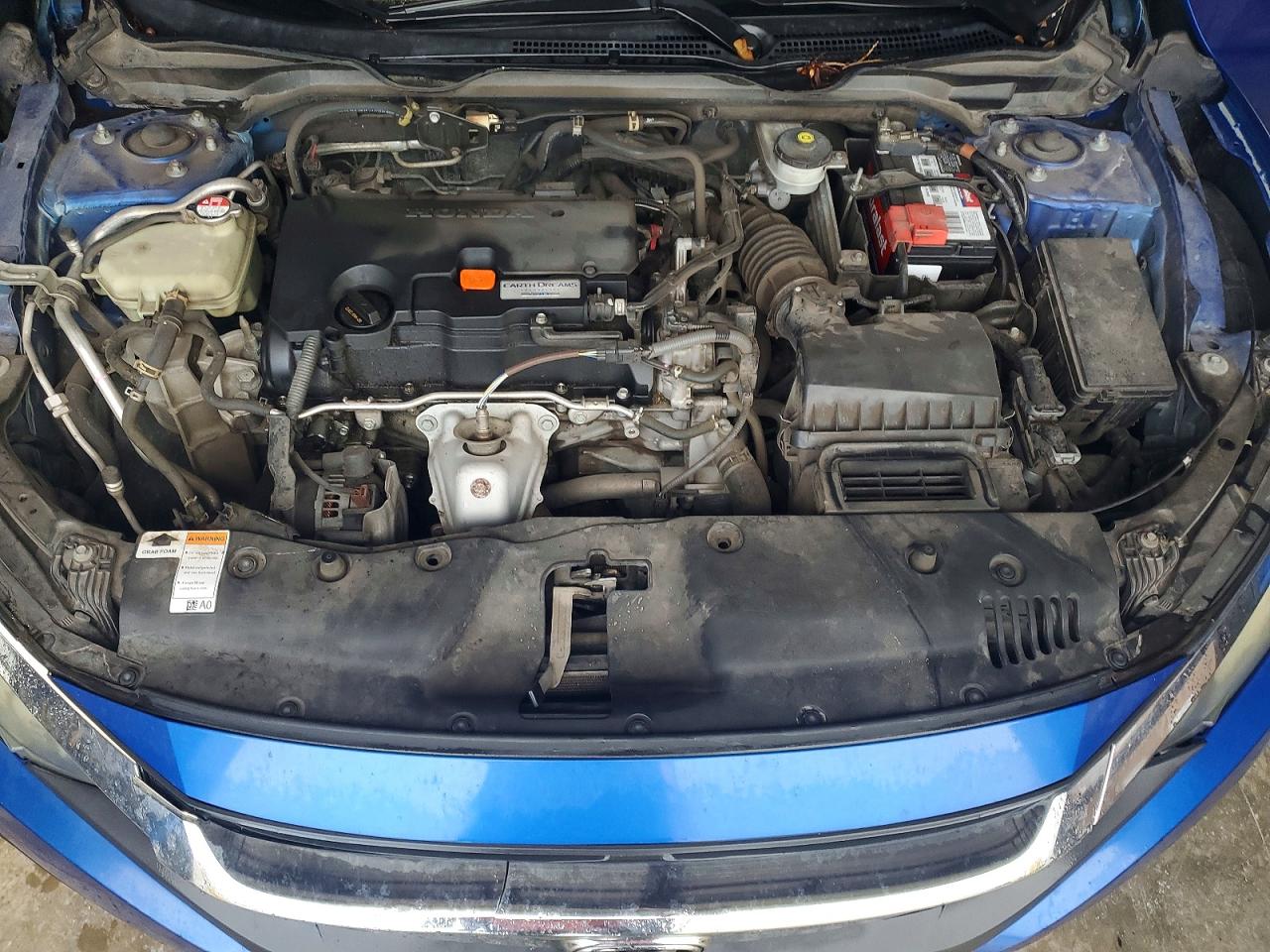 2016 Honda Civic Lx Синий vin: 19XFC2F56GE060074