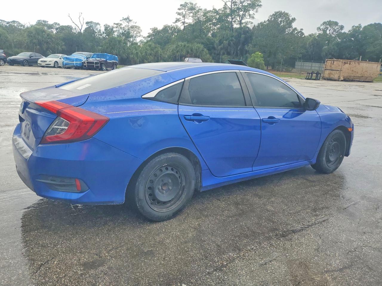2016 Honda Civic Lx Синий vin: 19XFC2F56GE060074