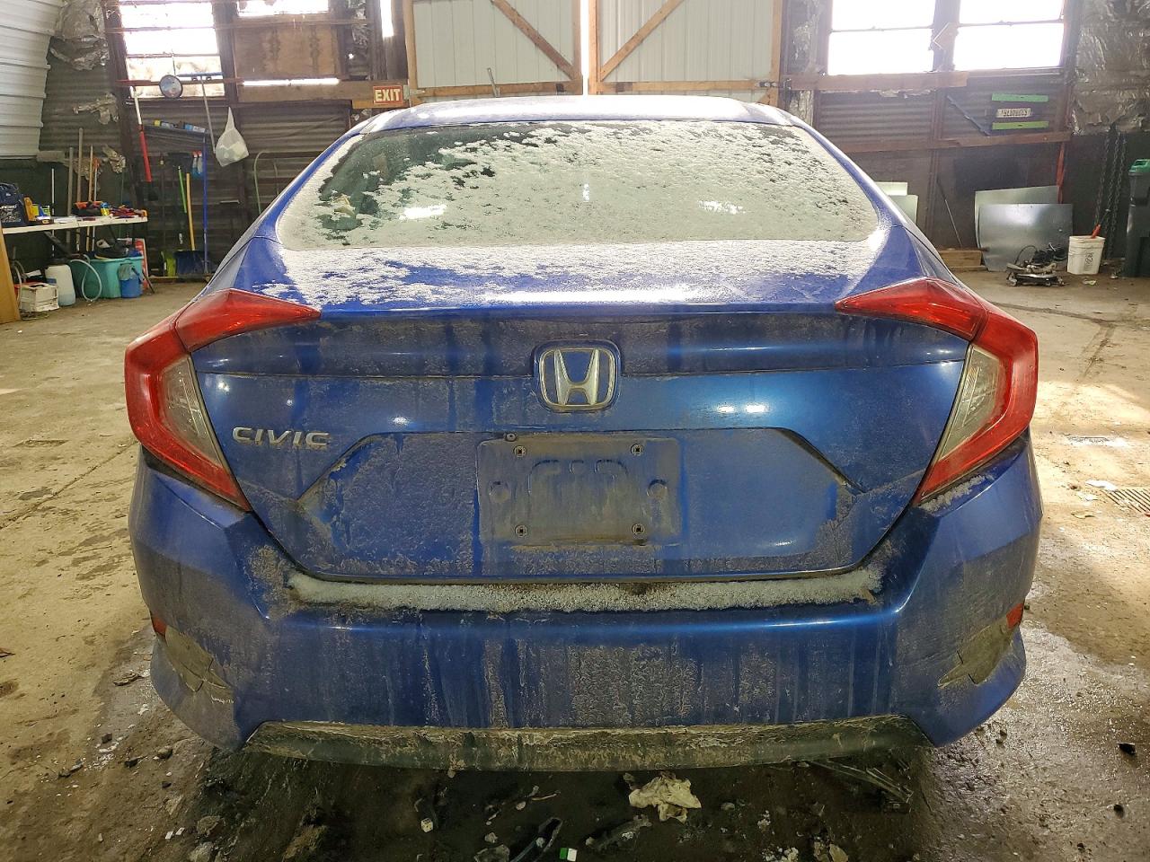 2016 Honda Civic Lx Blue vin: 19XFC2F56GE205842