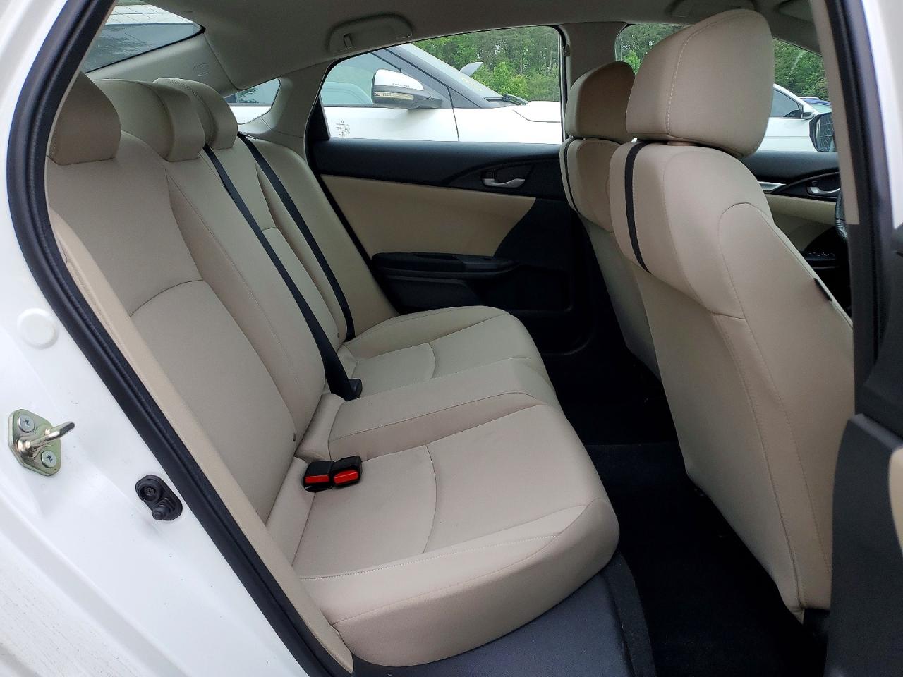 2016 Honda Civic Lx White vin: 19XFC2F56GE223242