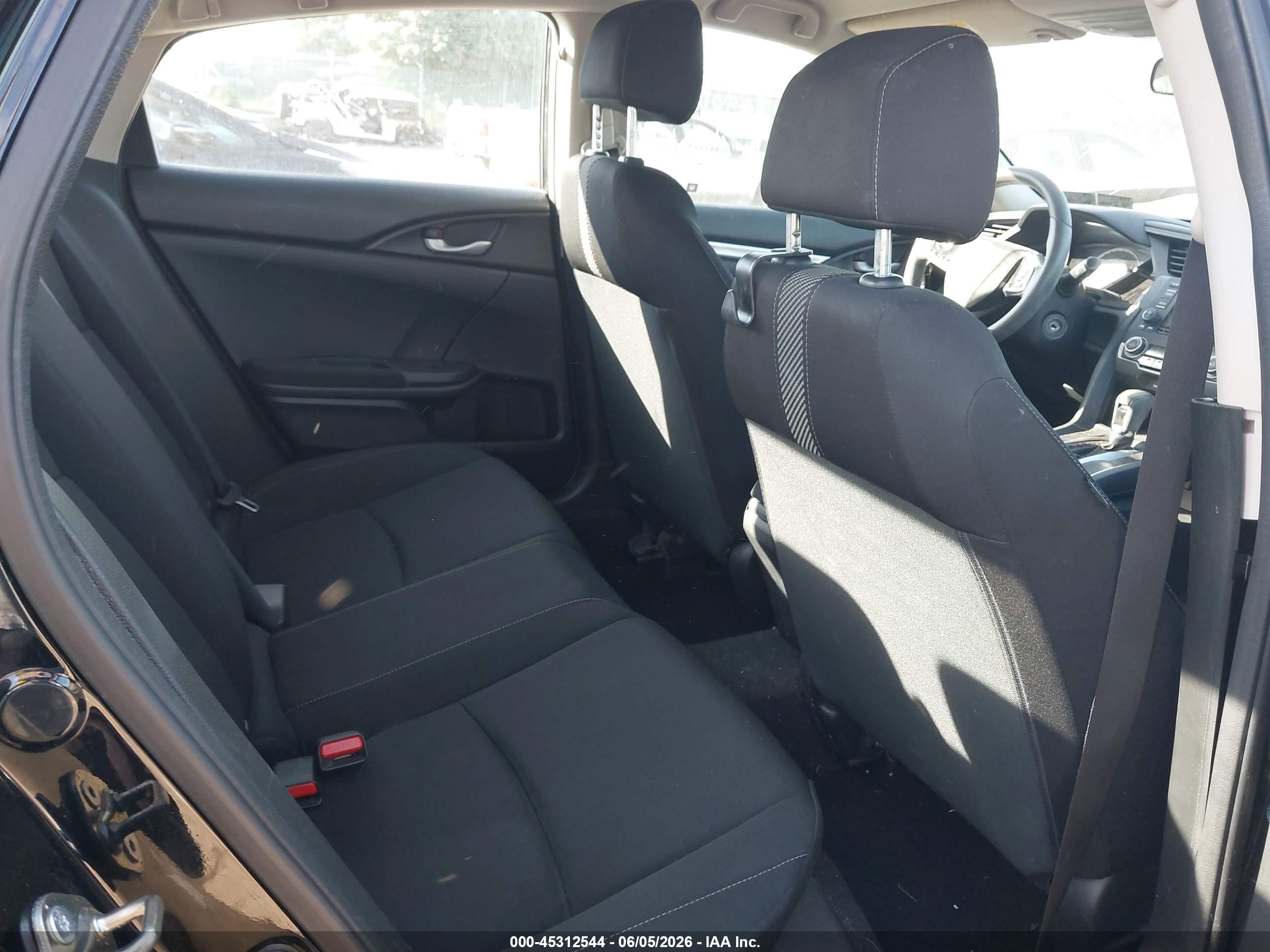 2017 Honda Civic Lx Black vin: 19XFC2F56HE206815