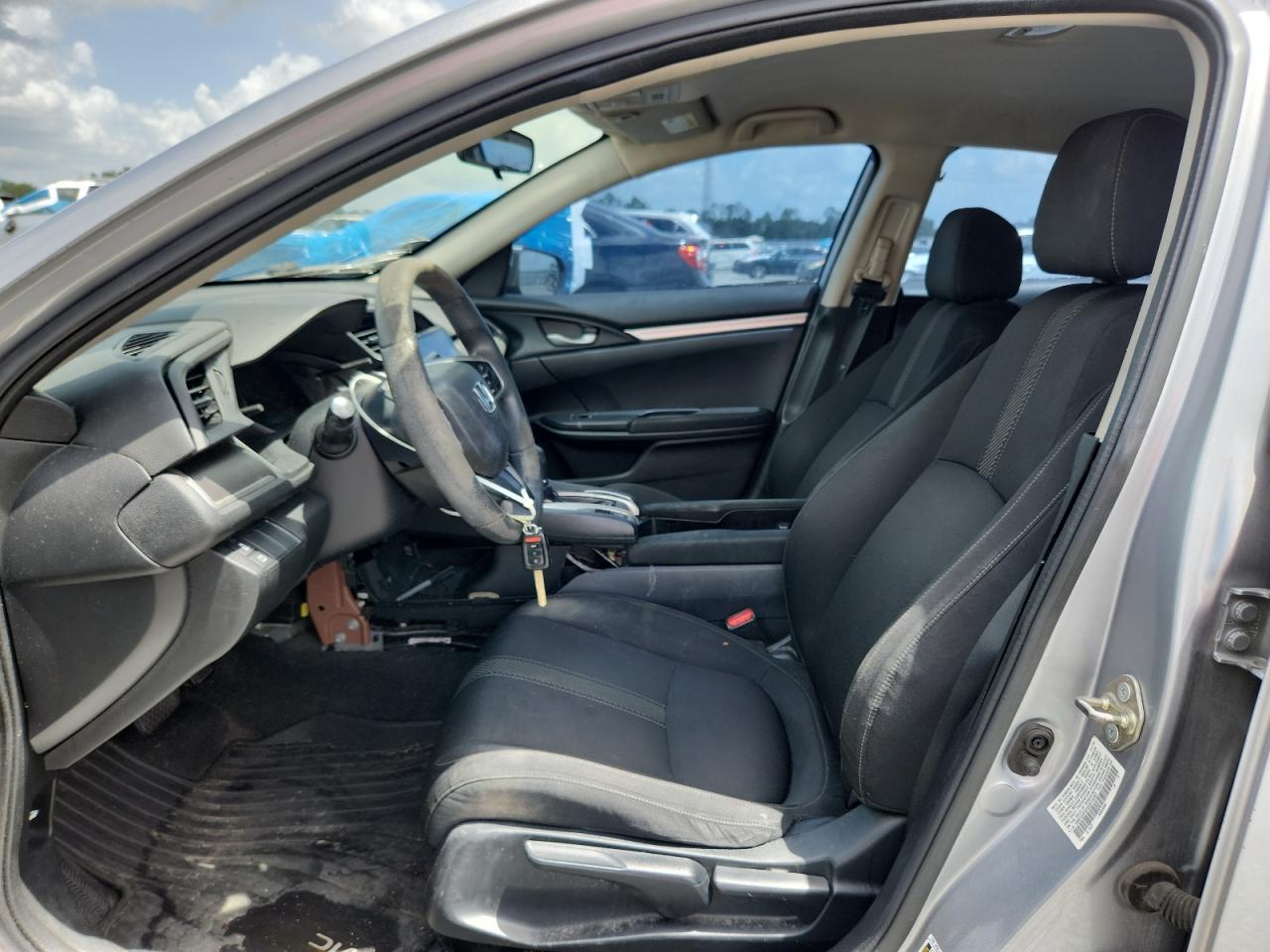 2016 Honda Civic Lx Silver vin: 19XFC2F57GE074257