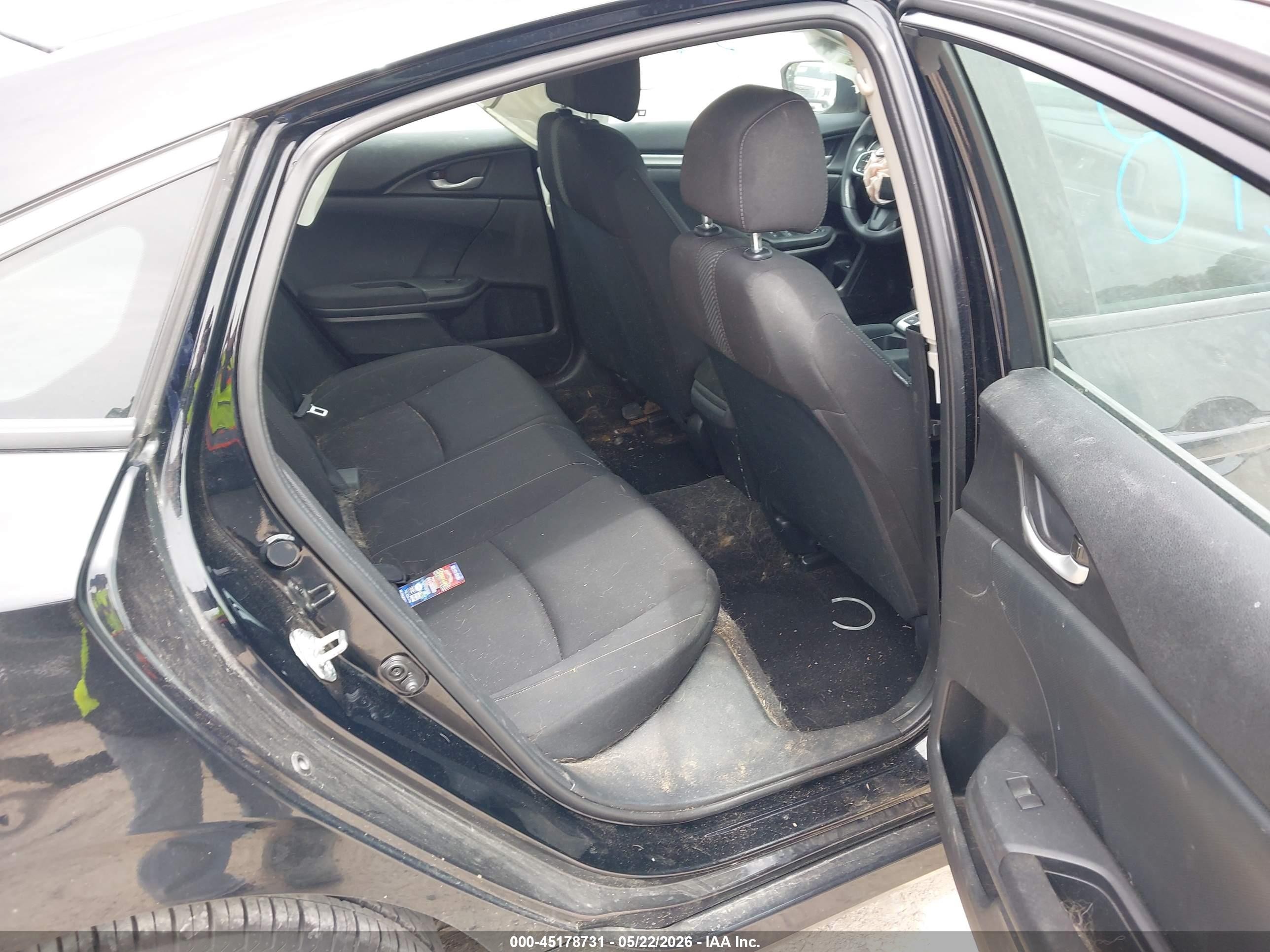 2016 Honda Civic Lx Gray vin: 19XFC2F57GE085677