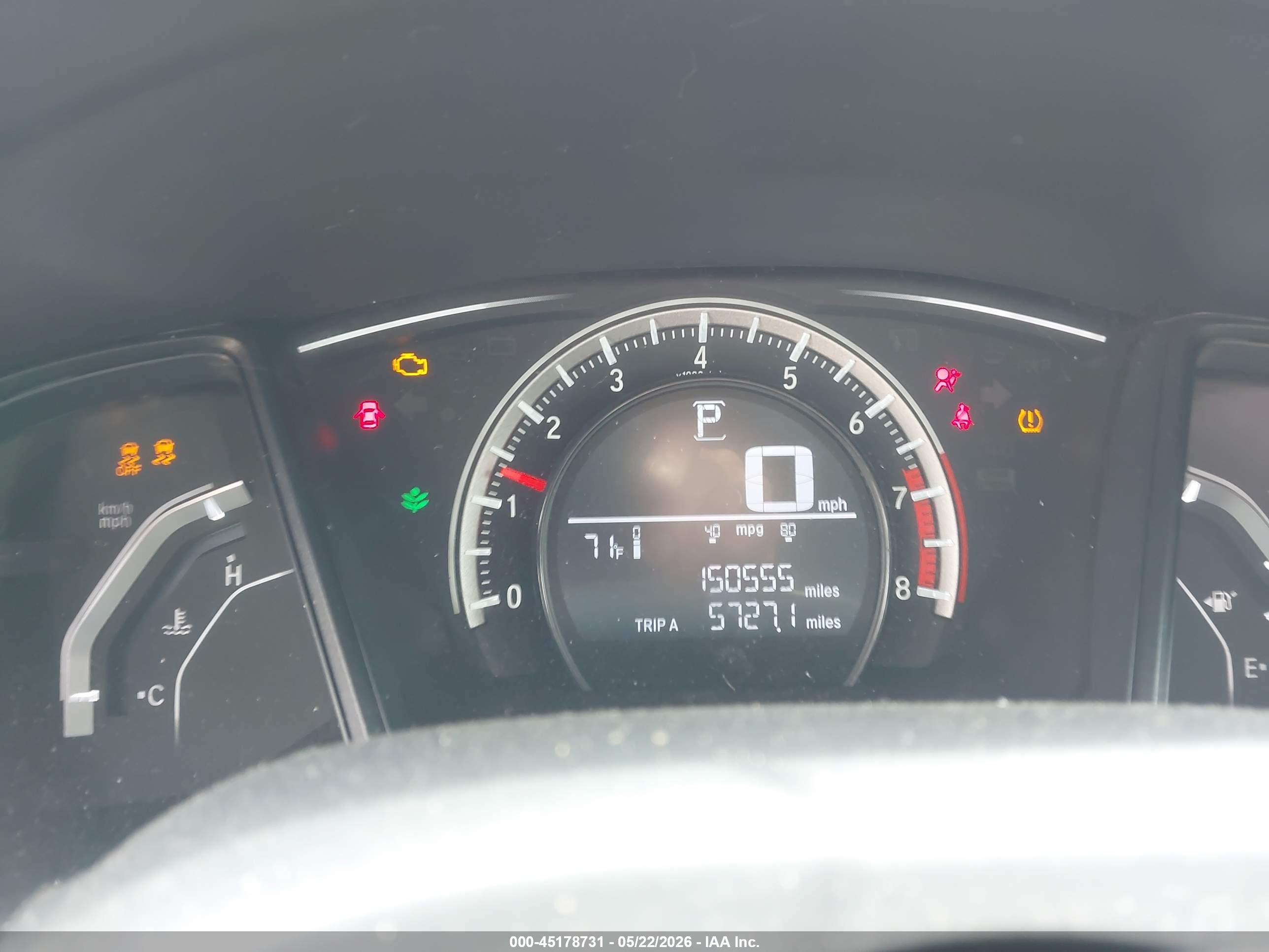 2016 Honda Civic Lx Gray vin: 19XFC2F57GE085677